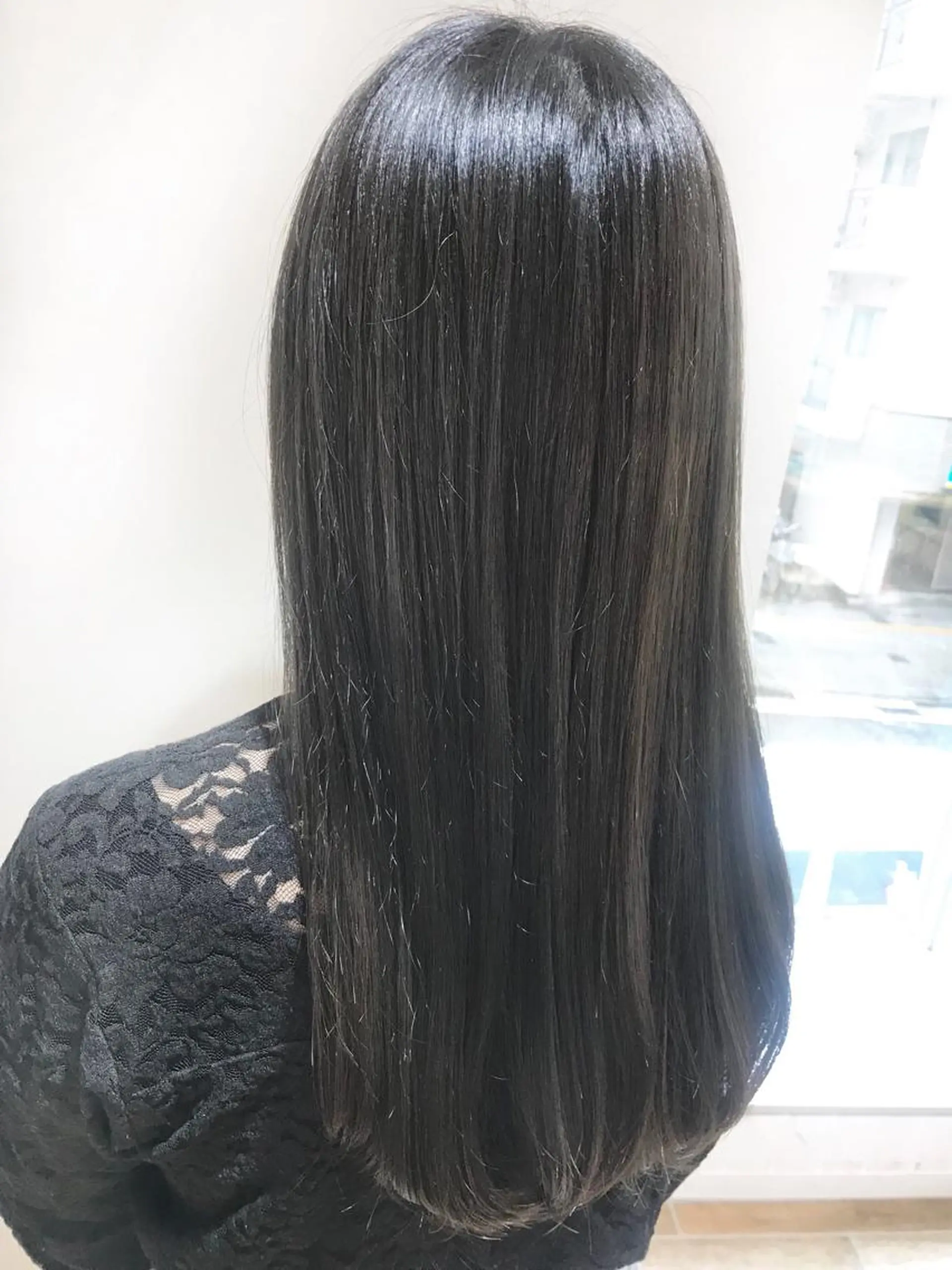 ロング カラー 透明感カラー グレージュ カット パーマ トリートメント パーマ×ウルフカット koya☆のヘアスタイル