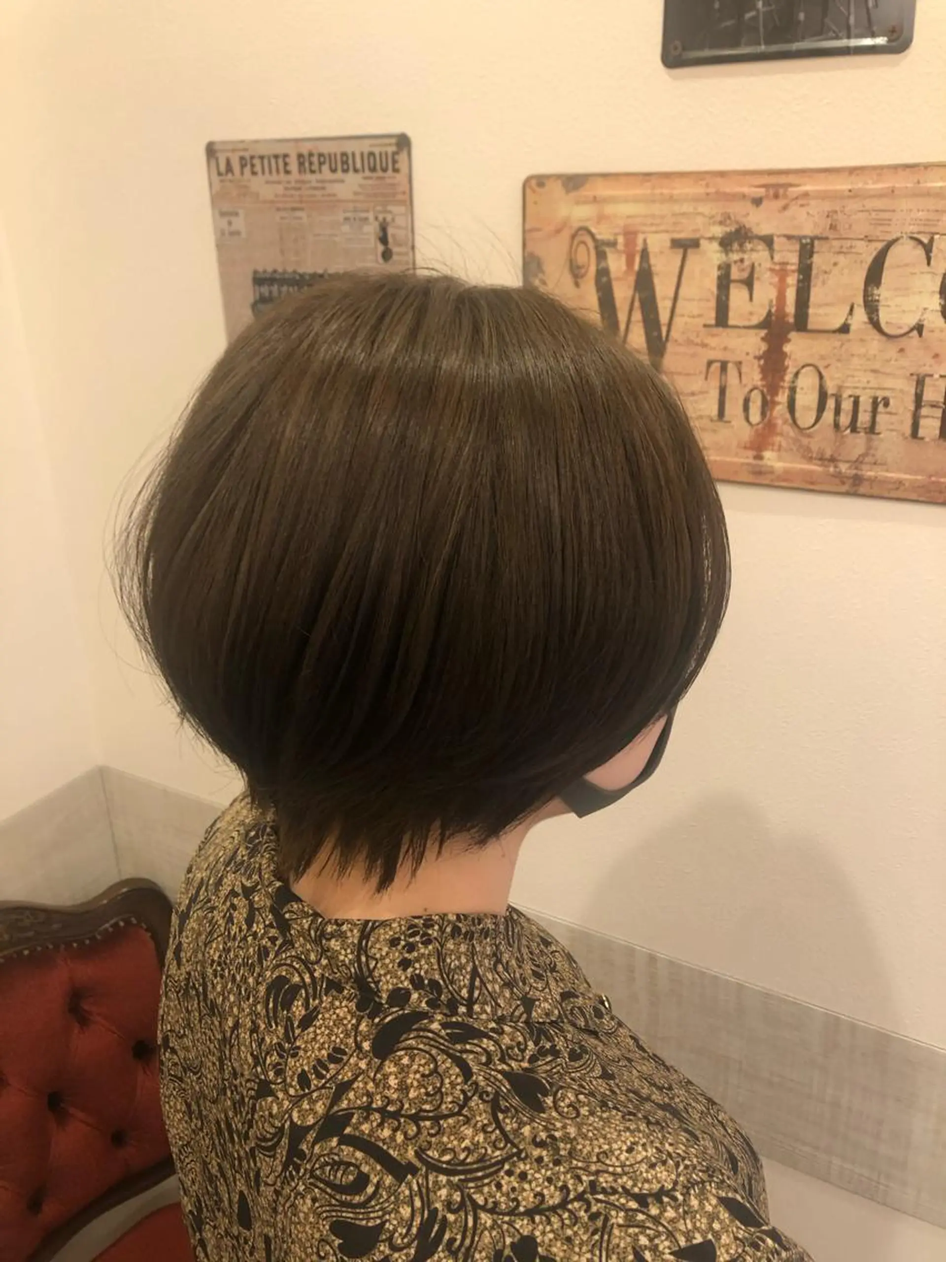 ショート メンズパーマ、カラー 大募集村上莉奈のヘアスタイル