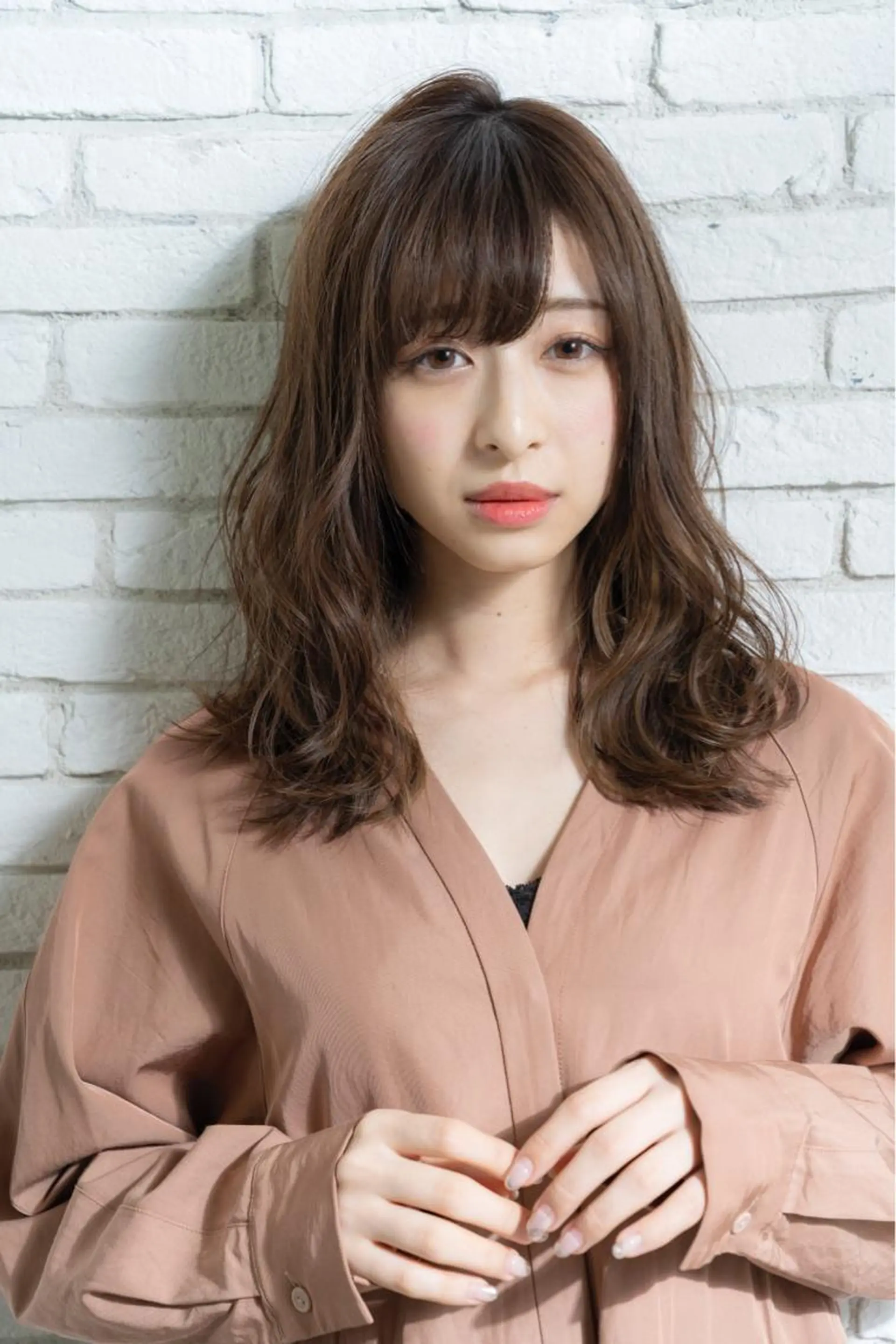 セミロング 大石 和弥のヘアスタイル