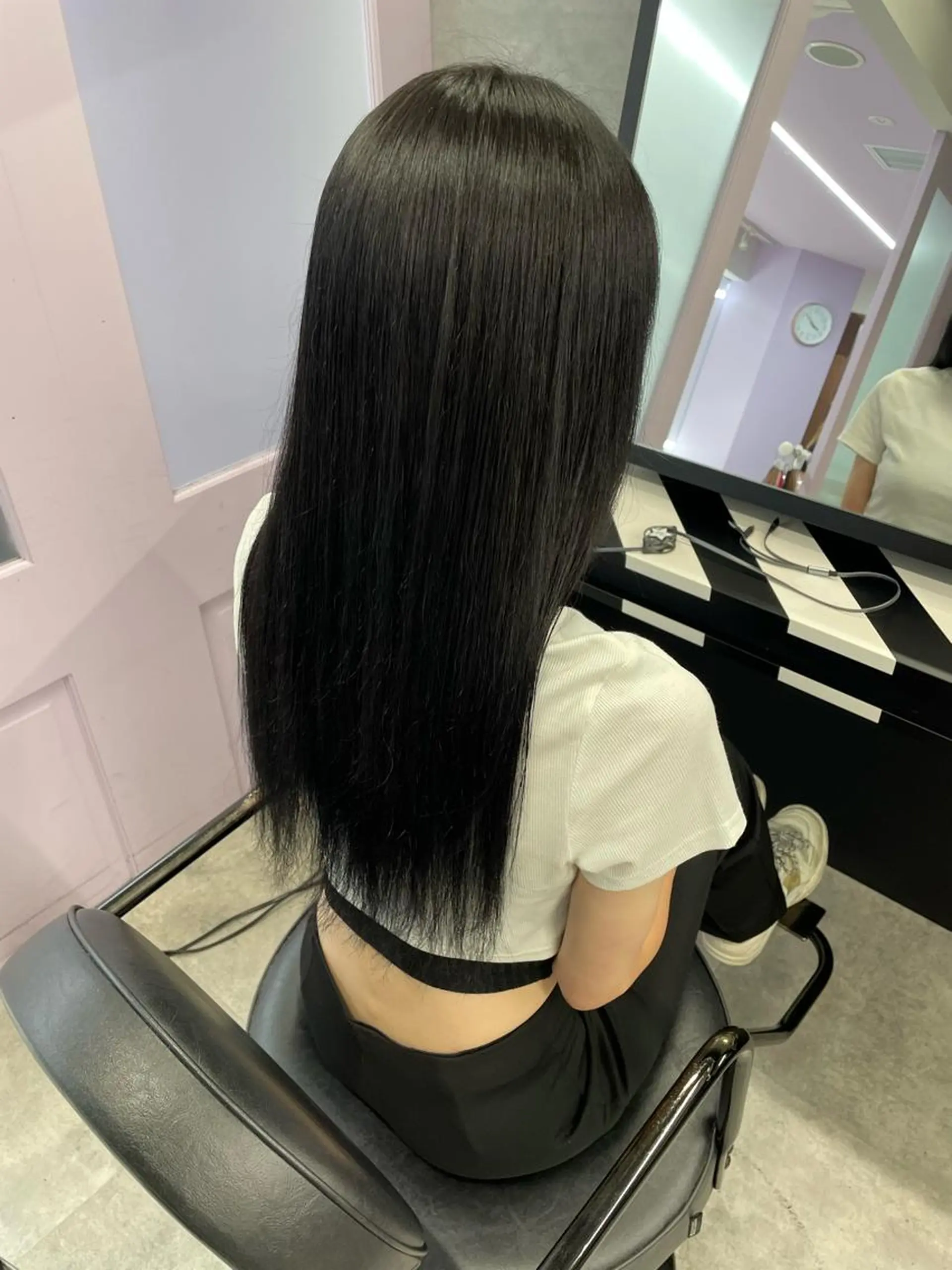 ロング 縮毛矯正・髪質改善 特化 出納 直起のヘアスタイル