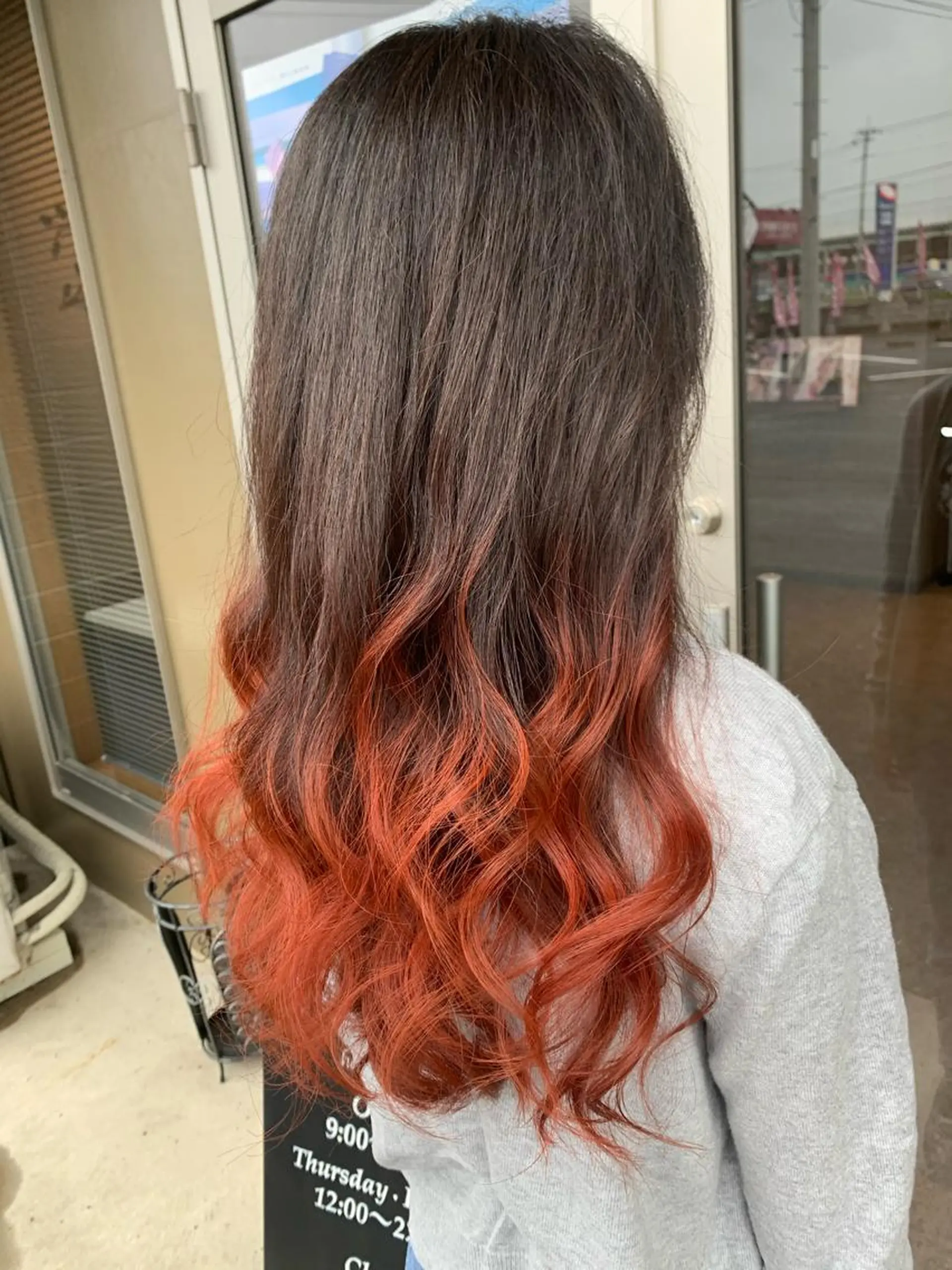 セミロング カラー 山本 貴弘のヘアスタイル