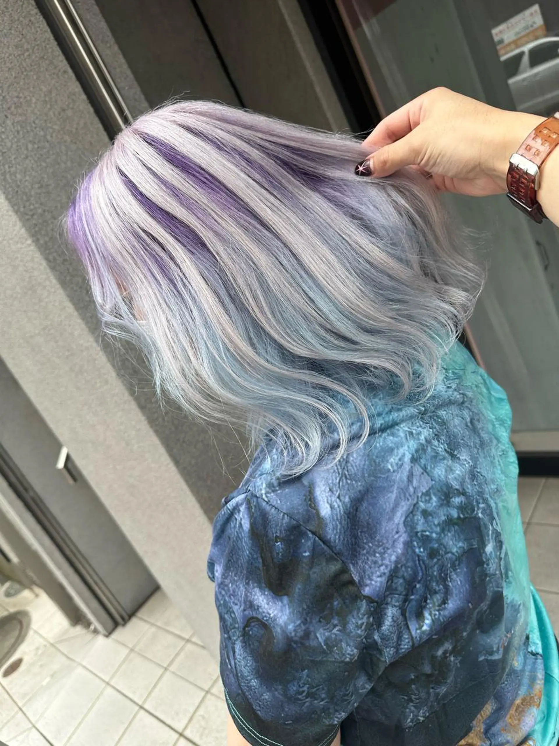 セミロング カラー ✨色落ちまで可愛い✨ MANATO🎨🌈のヘアスタイル