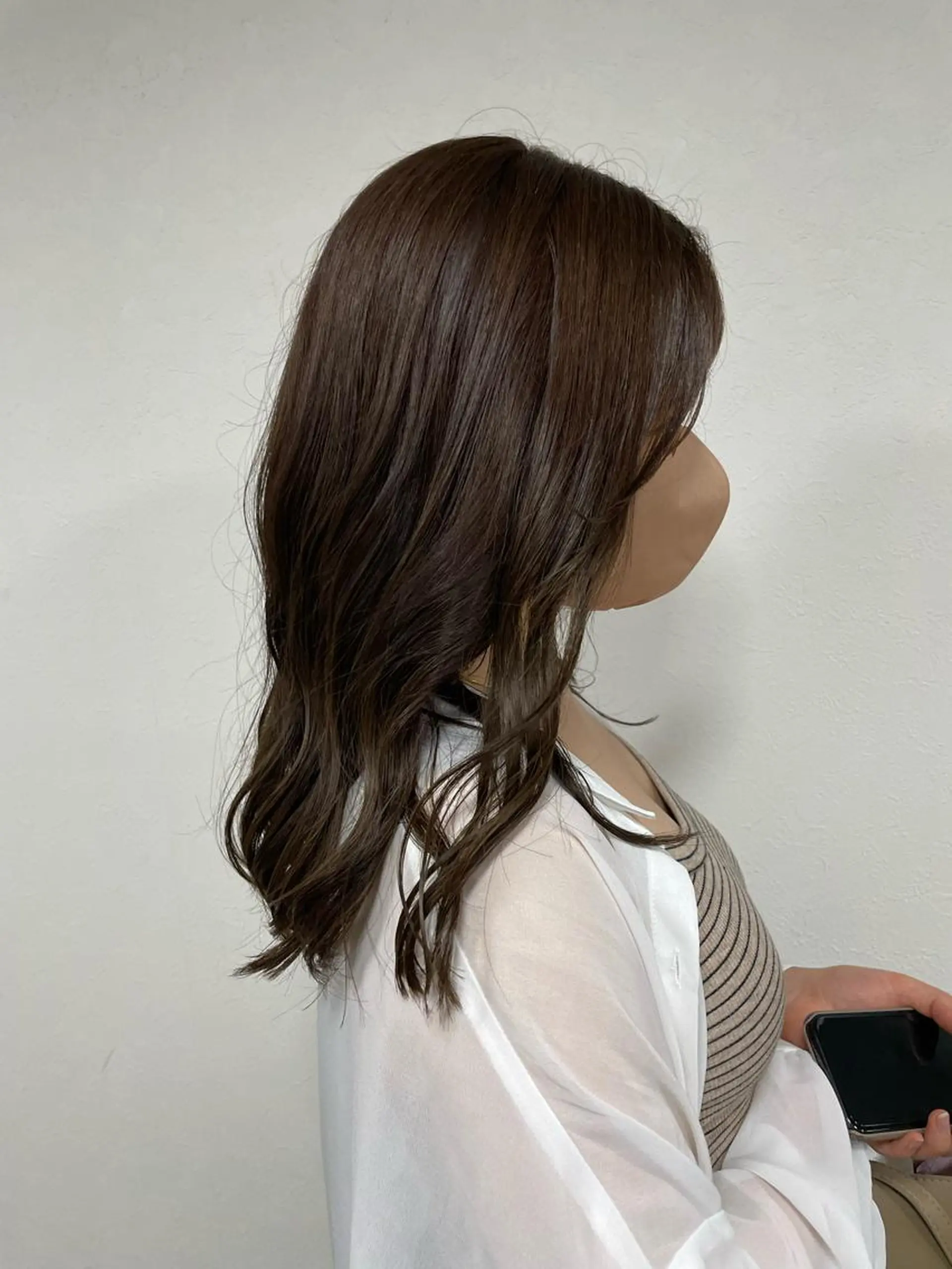 ミディアム 艶髪カラー& トリートメント　松村のヘアスタイル