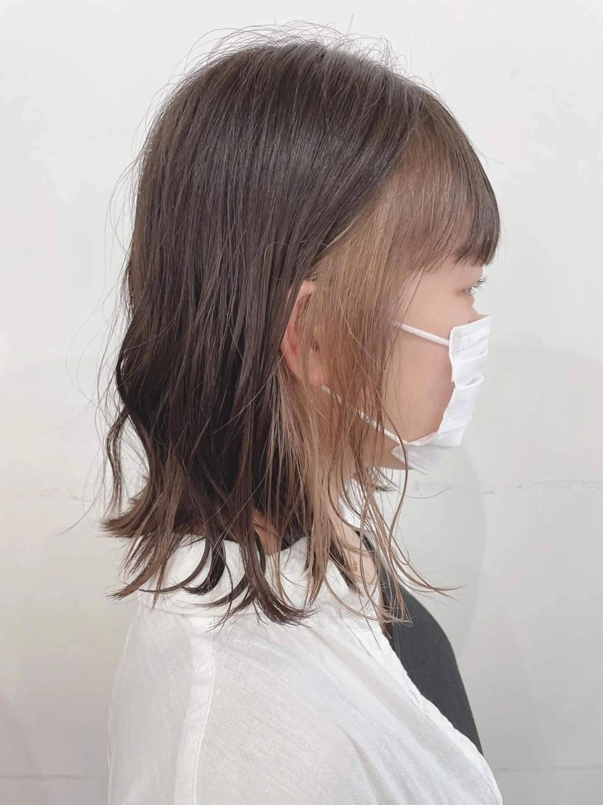 ミディアム amphihair 高橋祐也のヘアスタイル