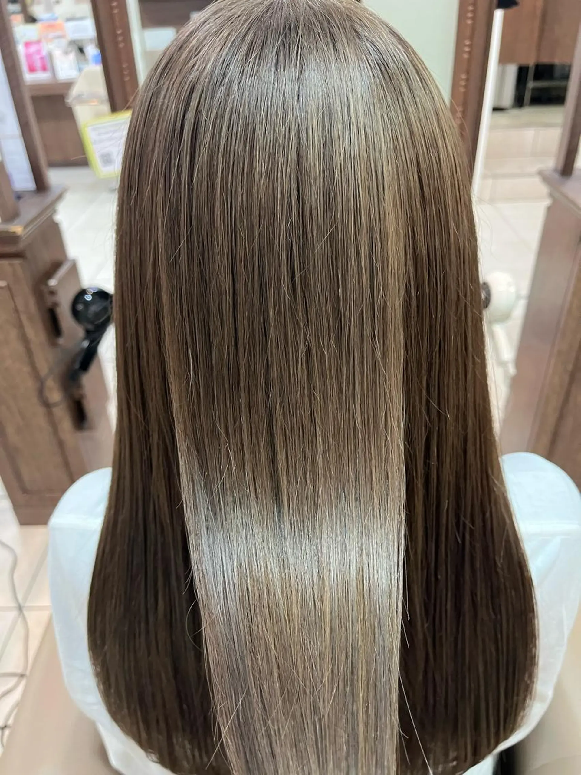 ロング くせ毛 髪質改善 縮毛矯正 トリートメント カット 縮毛矯正 トリートメント 《大人気髪質改善》 プログレス国分寺店のヘアスタイル