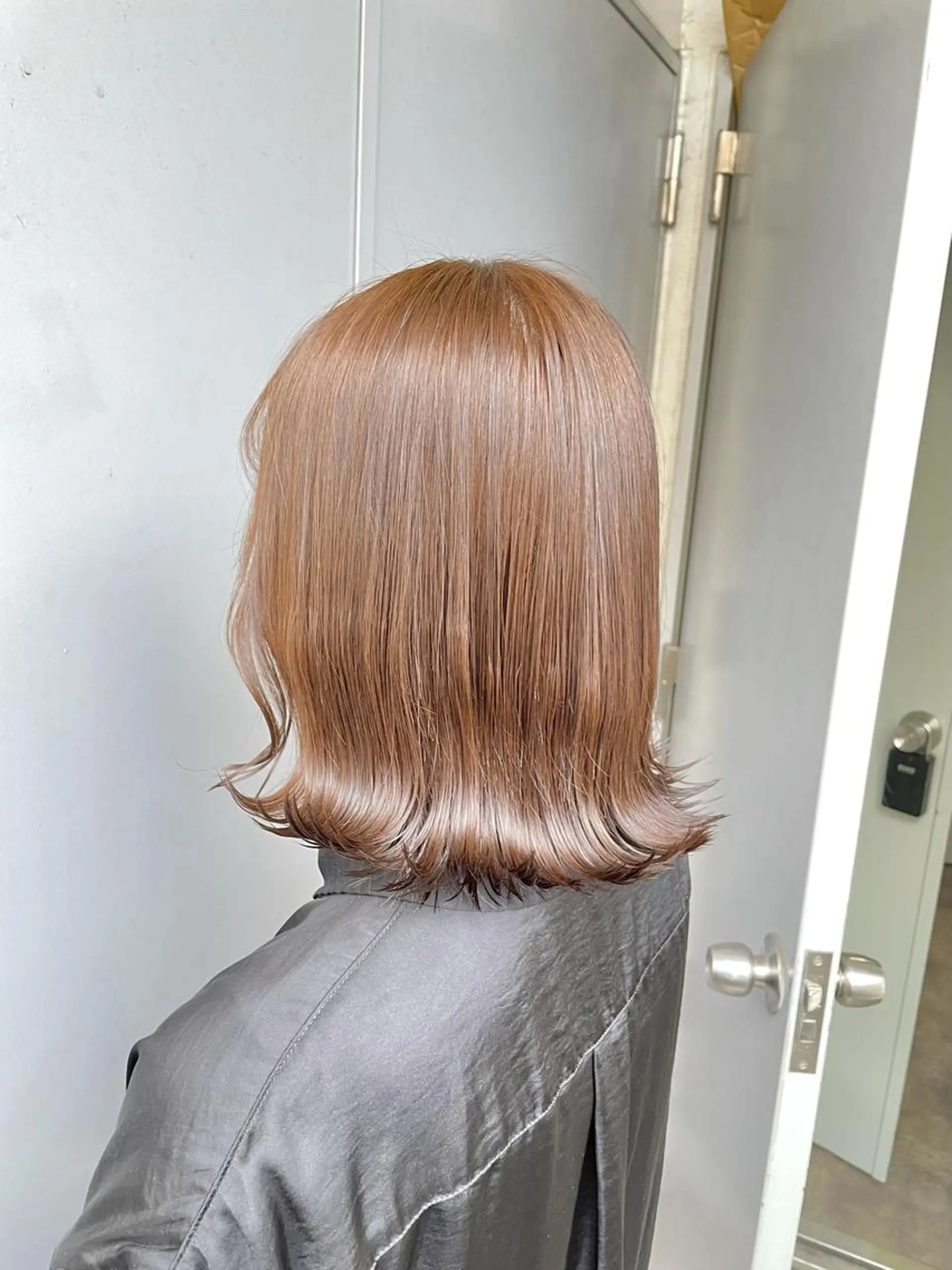 ミディアム カラー ヘアカラー ヘッドスパ ヘアセット ベージュカラー💖 やすひろのヘアスタイル