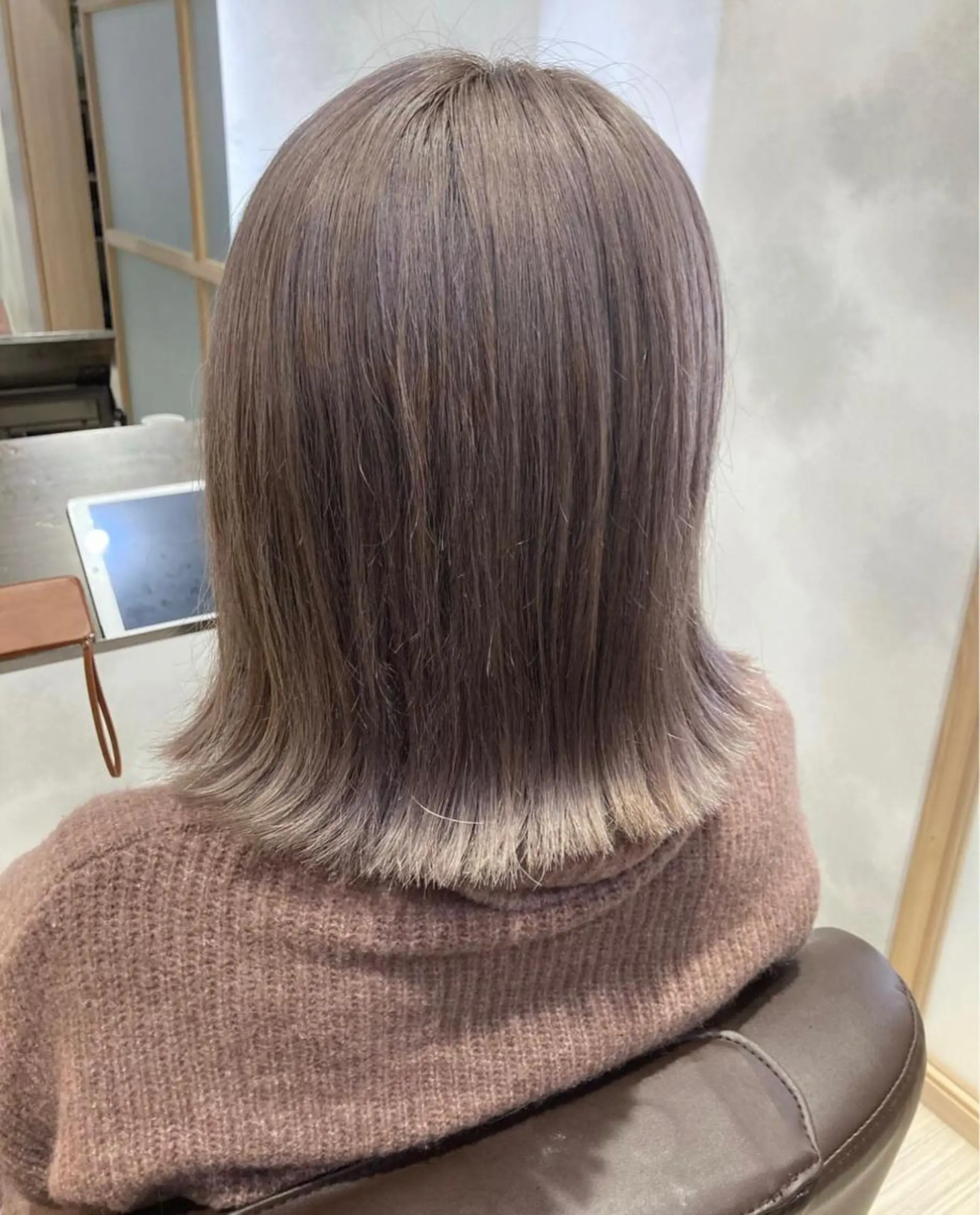 カラー 縮毛矯正 川﨑 奈々美のヘアスタイル