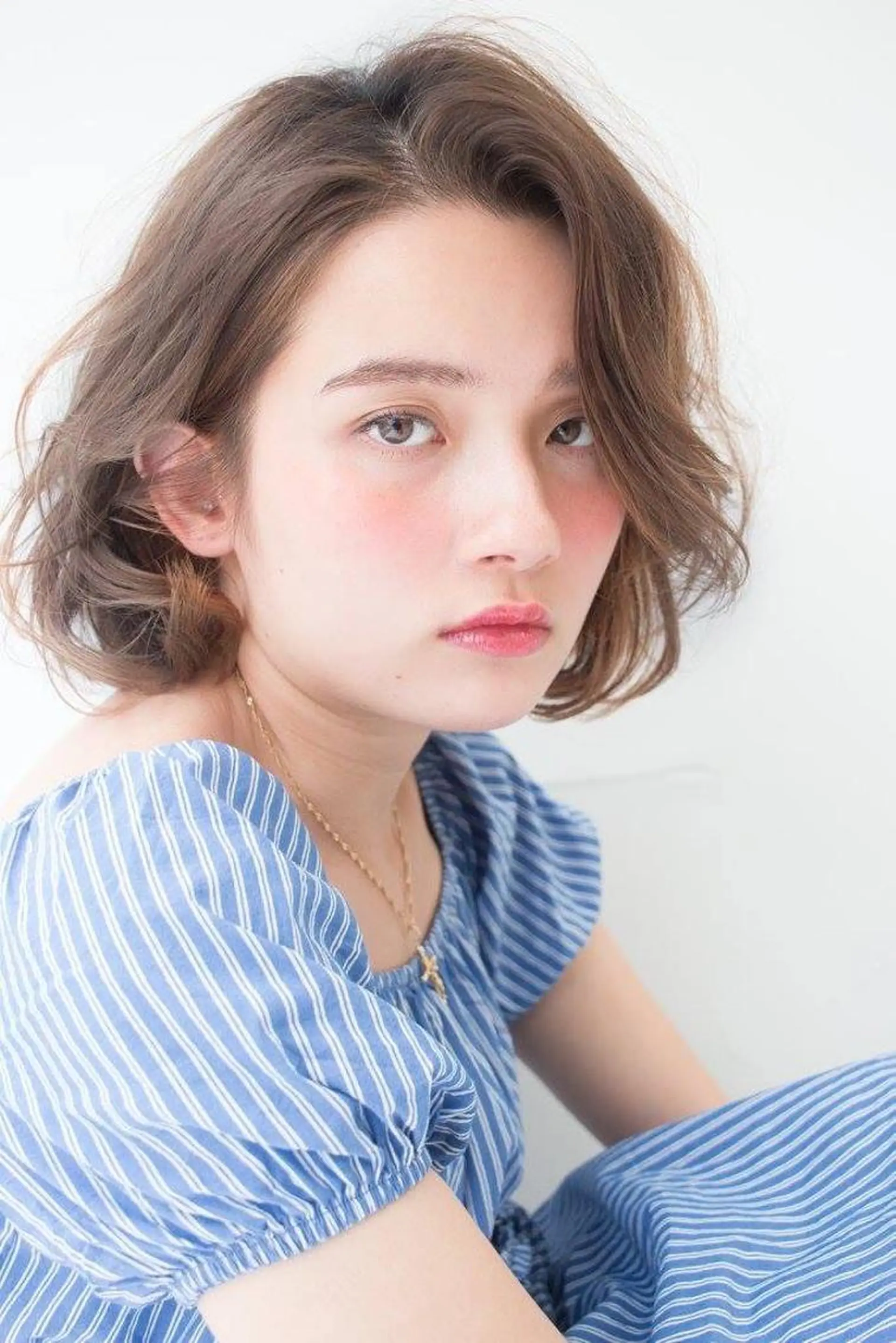 ショート ミディアム カラー パーマ STAR所属・内藤 達也のヘアスタイル