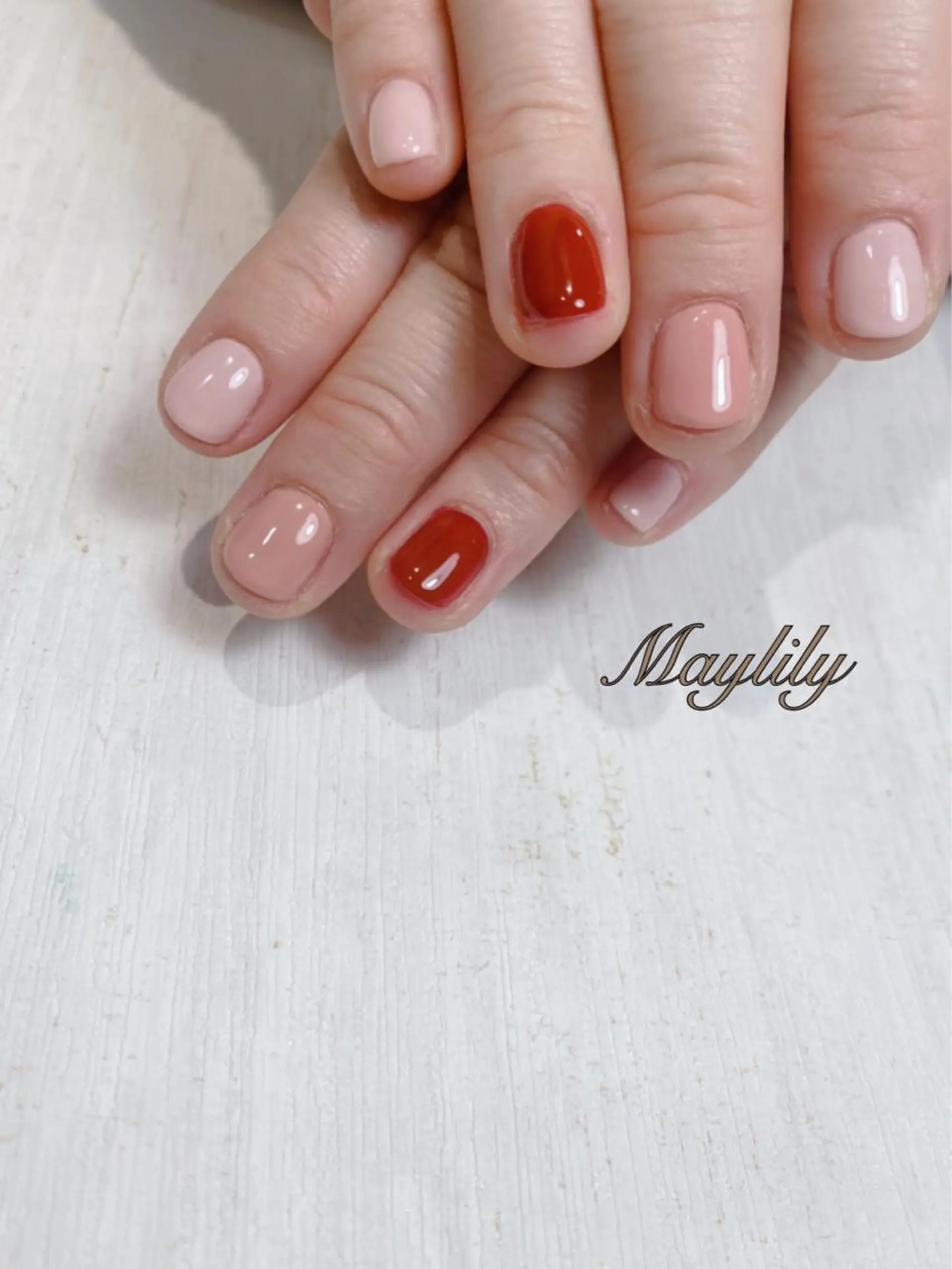 ネイル ワンカラーネイル Nail salon Maylilyのネイルデザイン