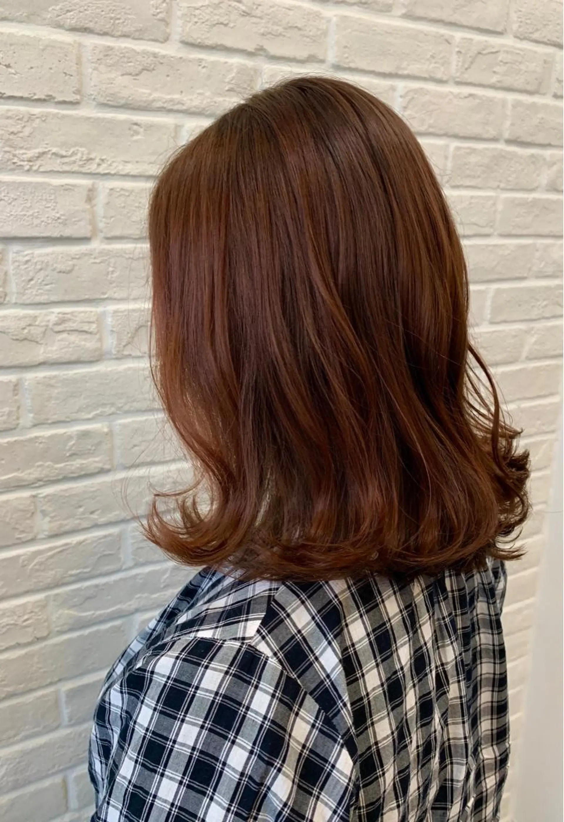 ミディアム 増田 晃士のヘアスタイル