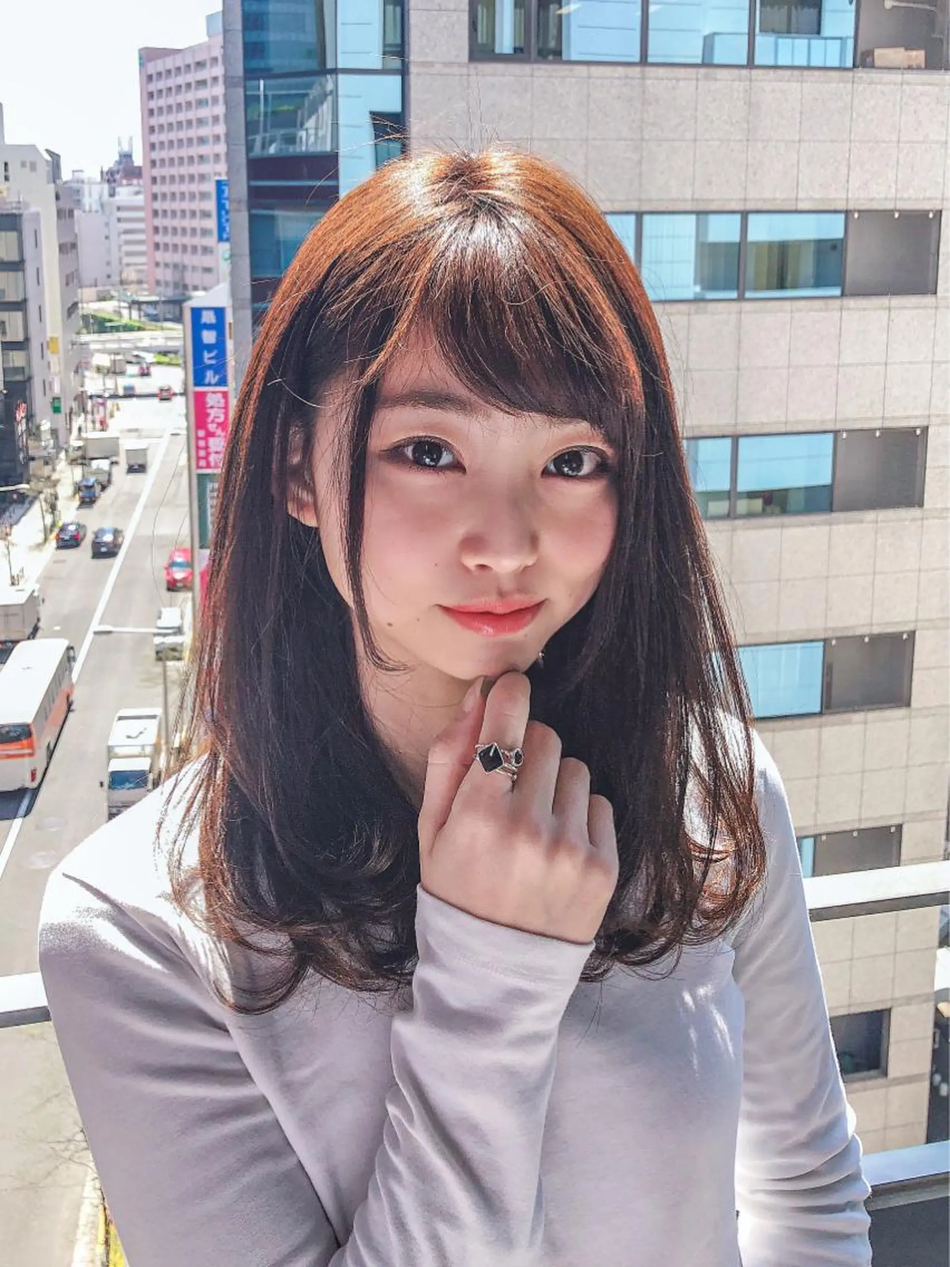 ロング カラー ヘアアレンジ 女性が憧れる ショート/角田愛和のヘアスタイル