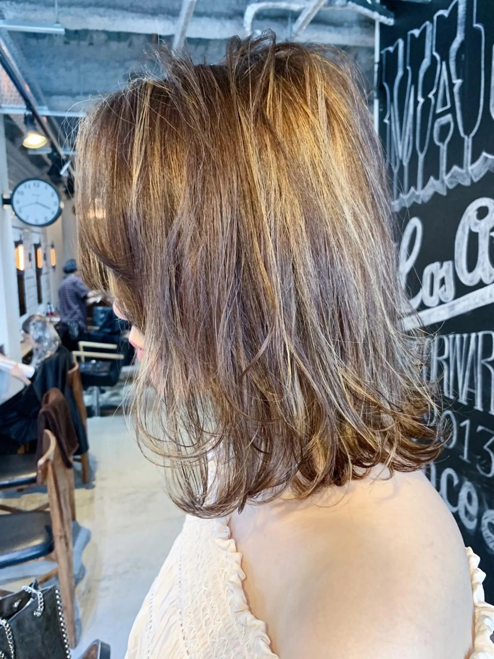 ミディアム カラー メンズヘア/レイヤー /ボブ山内春輝のヘアスタイル