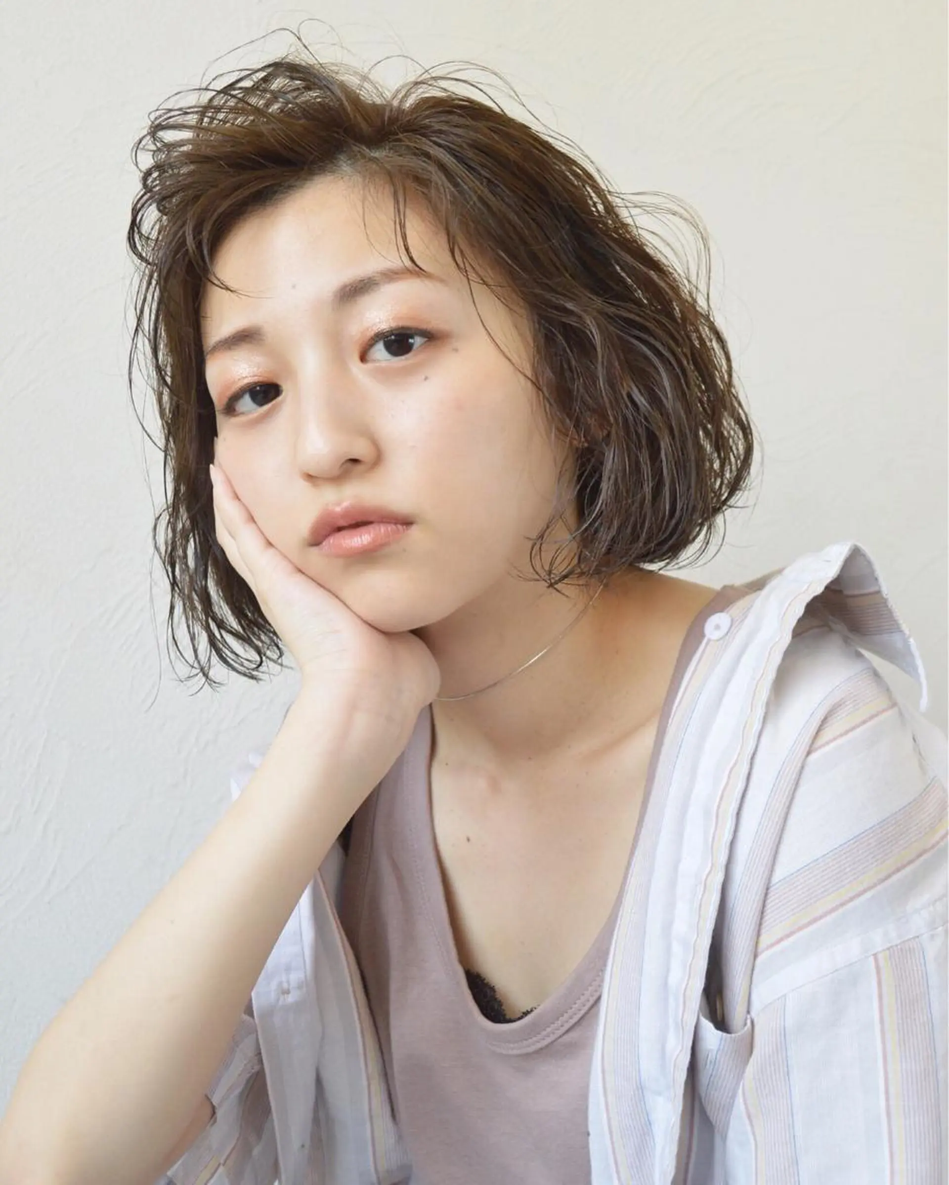 ショート ワンレンボブ ボブ 【今だけブリーチ 限定価格💕】すみのヘアスタイル
