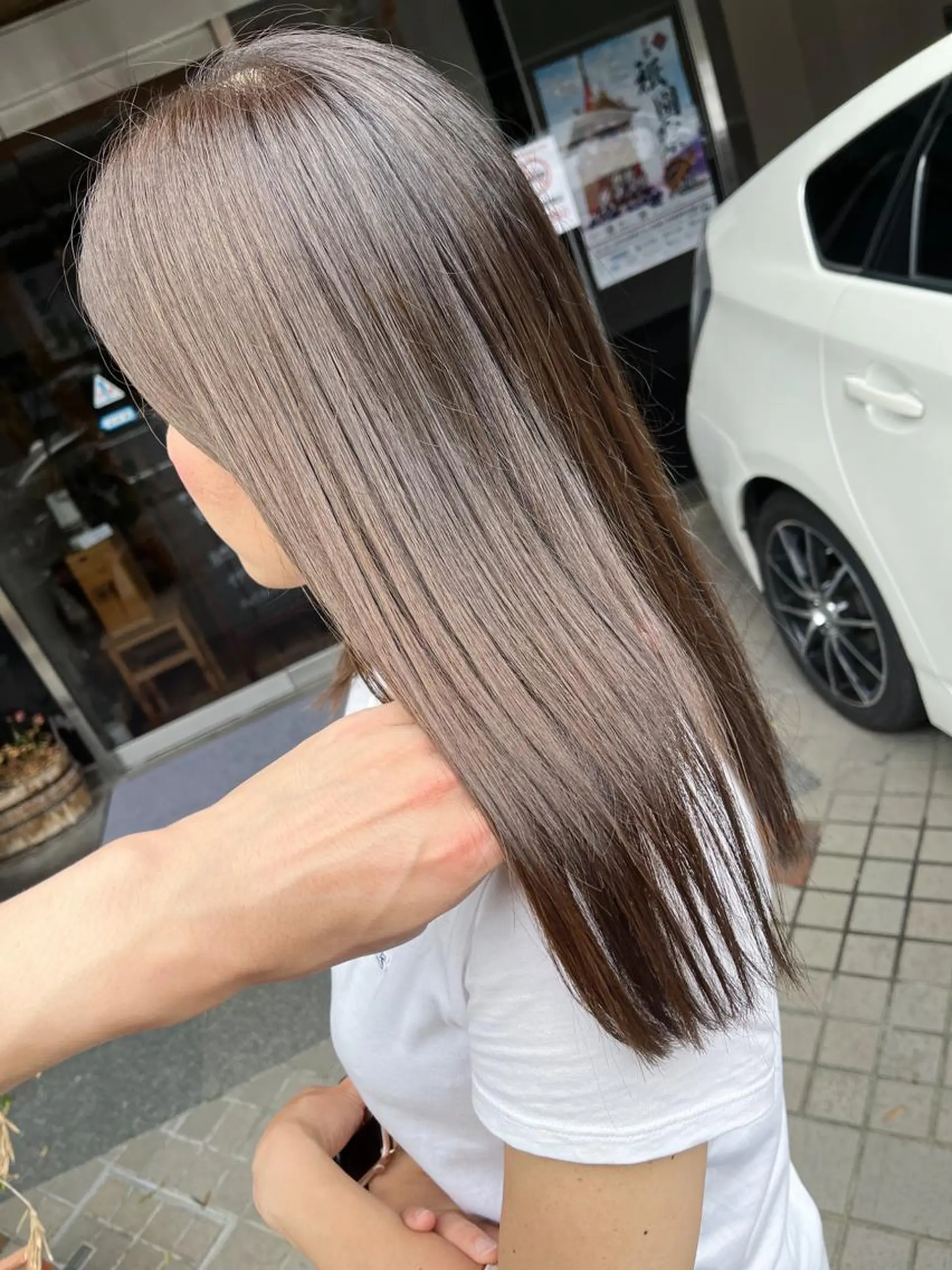 ロング カラー ブラウンカラー 透明感カラー HIYOSHI　✂︎ 艶髪職人のヘアスタイル