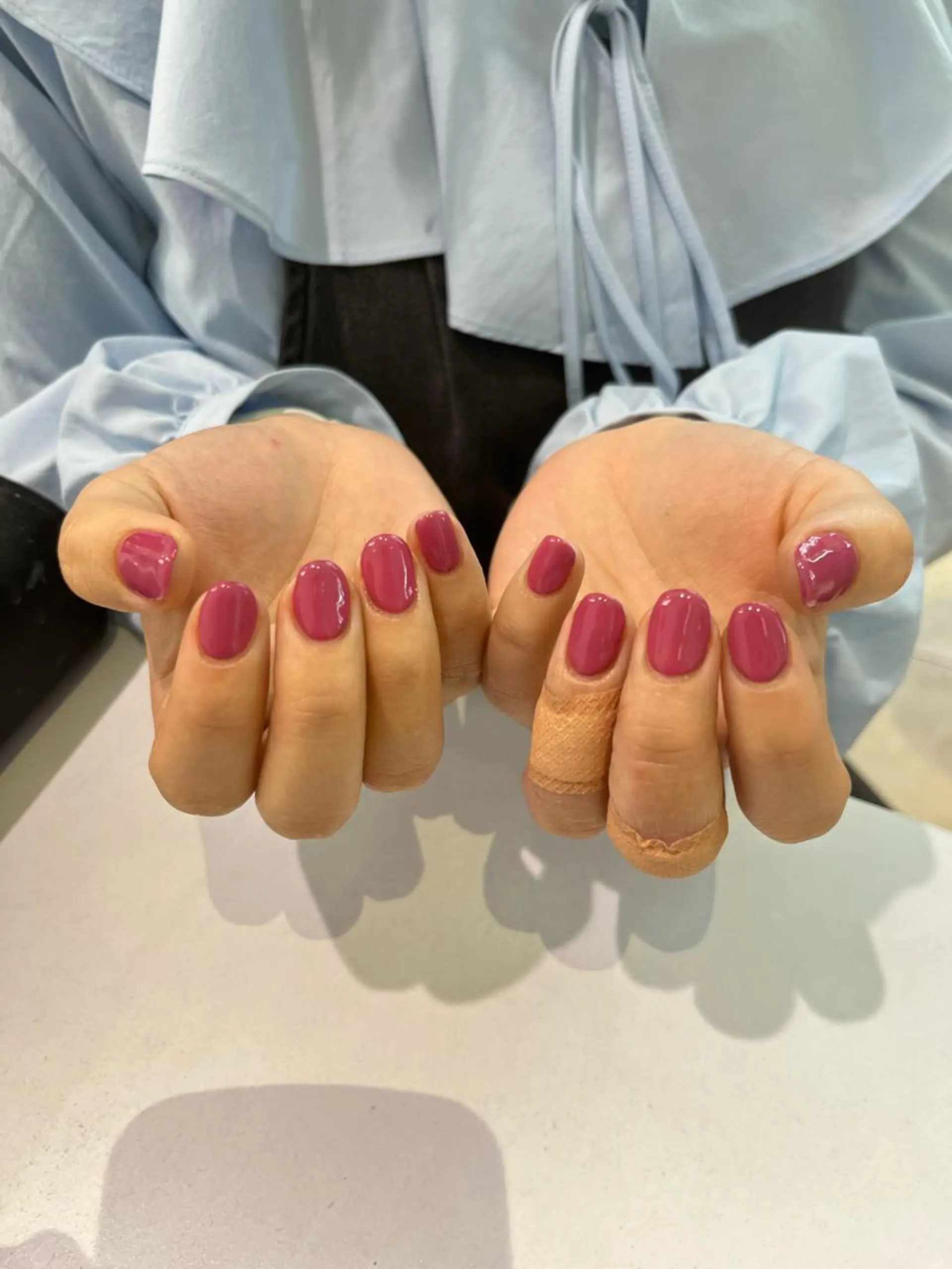 ネイル 💖デザインカラー/ タダ ハナカ💖のヘアスタイル