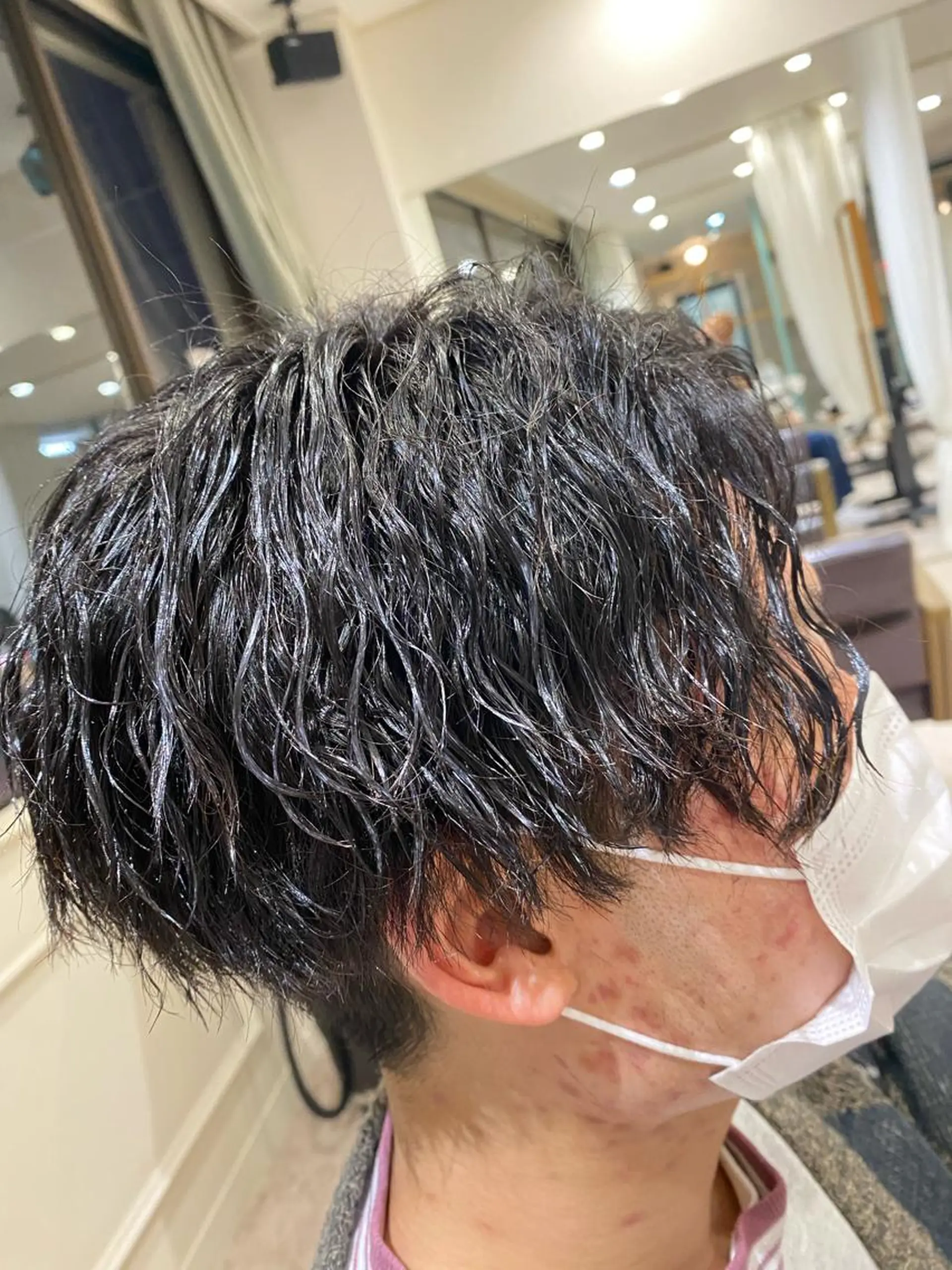 ショート パーマ メンズ メンズパーマ ツイストスパイラルパーマ スパイラルパーマ 派手髪系🦄美容師 chikaのヘアスタイル