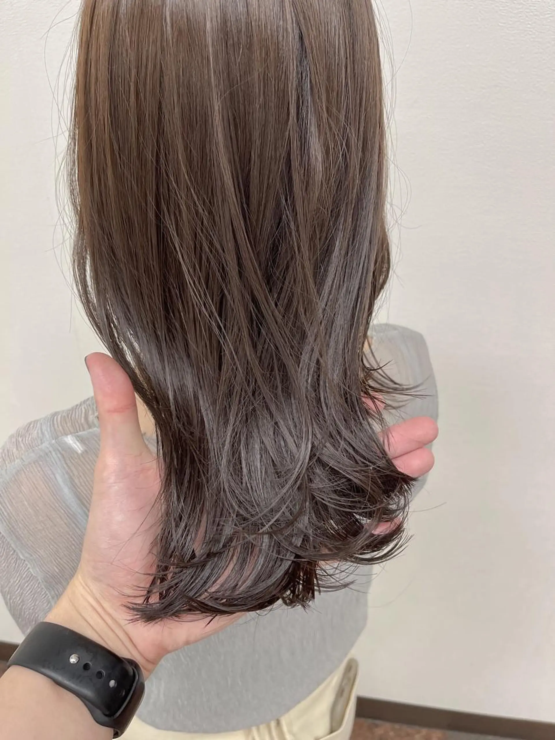 ミディアム カット ヘアカラー トリートメント シンタニナオト /梅田茶屋町のヘアスタイル