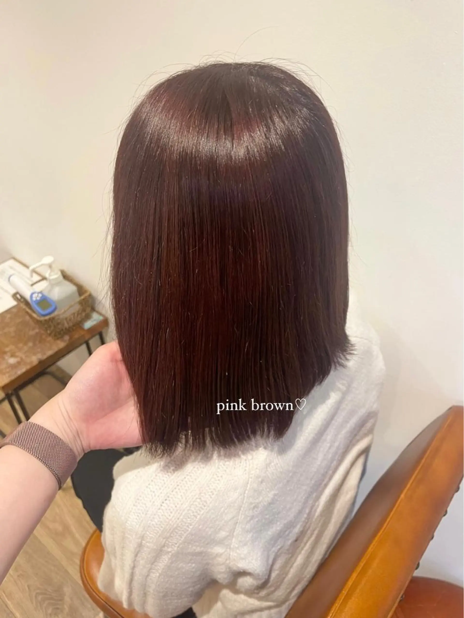 セミロング カラー パーマ ヘアアレンジ キッズ ネイル マツエク・マツパ アイブロウ ブリーチ ブラウンカラー ラベンダーカラー ラベンダーピンク ブリーチなしカラー ヘアカラー トリートメント Himawari♡ 柔らかいカラーのヘアスタイル