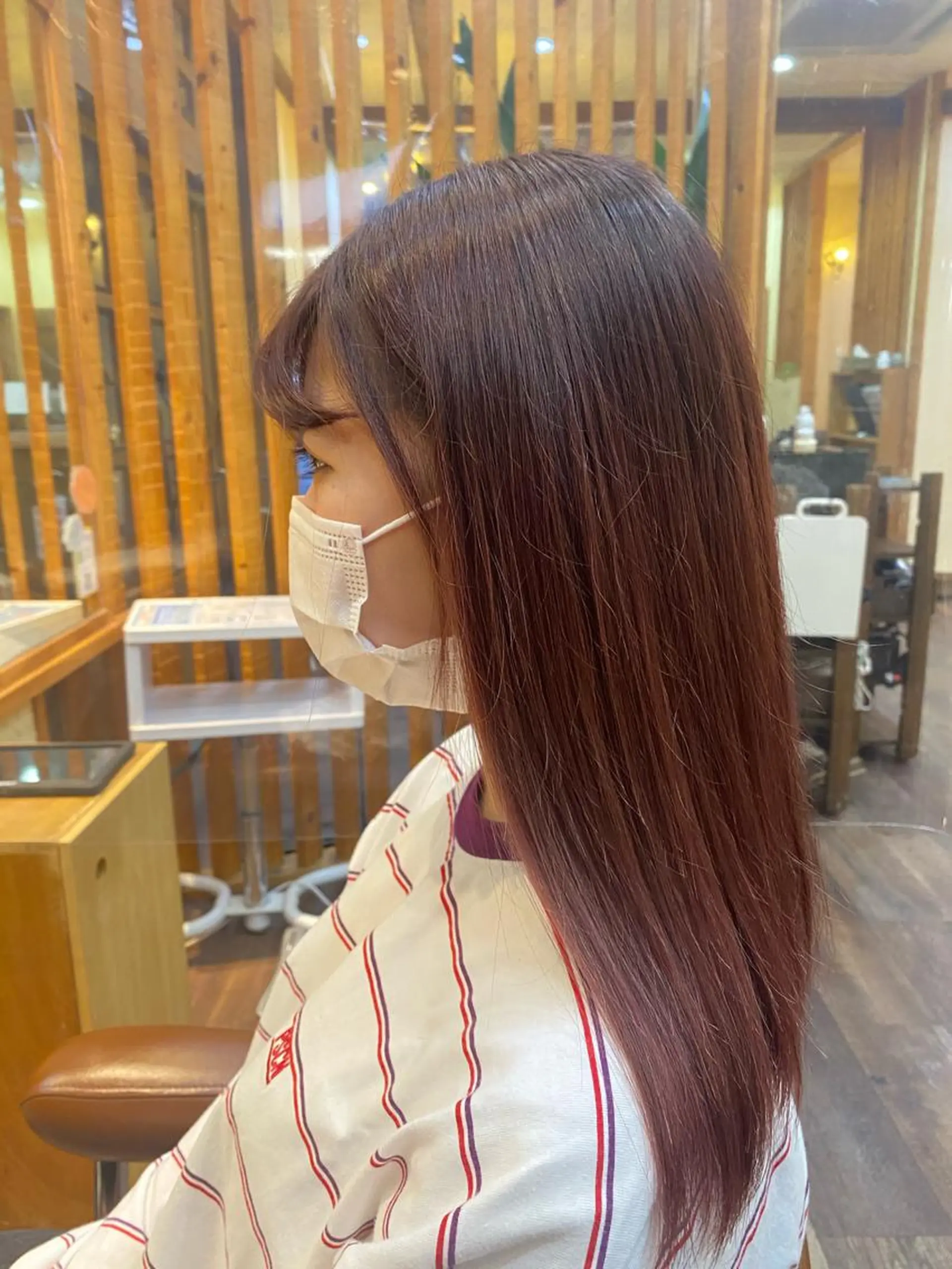 セミロング カラー パーマ ヘアアレンジ メンズ キッズ ネイル マツエク・マツパ 🌈髪質改善・美髪矯 正・平野瀬乃🌈のヘアスタイル