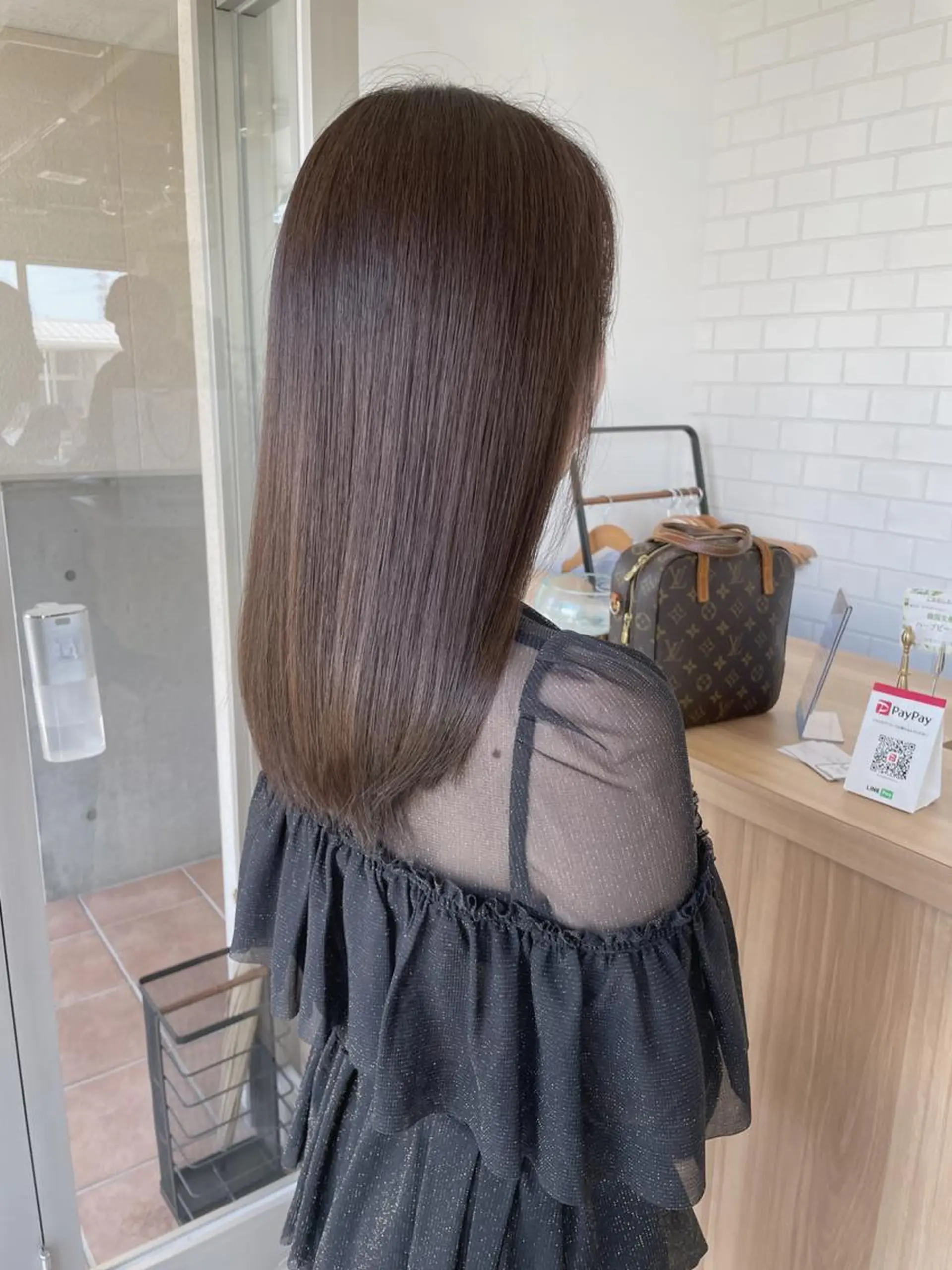 セミロング カット ヘアカラー レイヤーカットが得意 ✨村田和佳のヘアスタイル