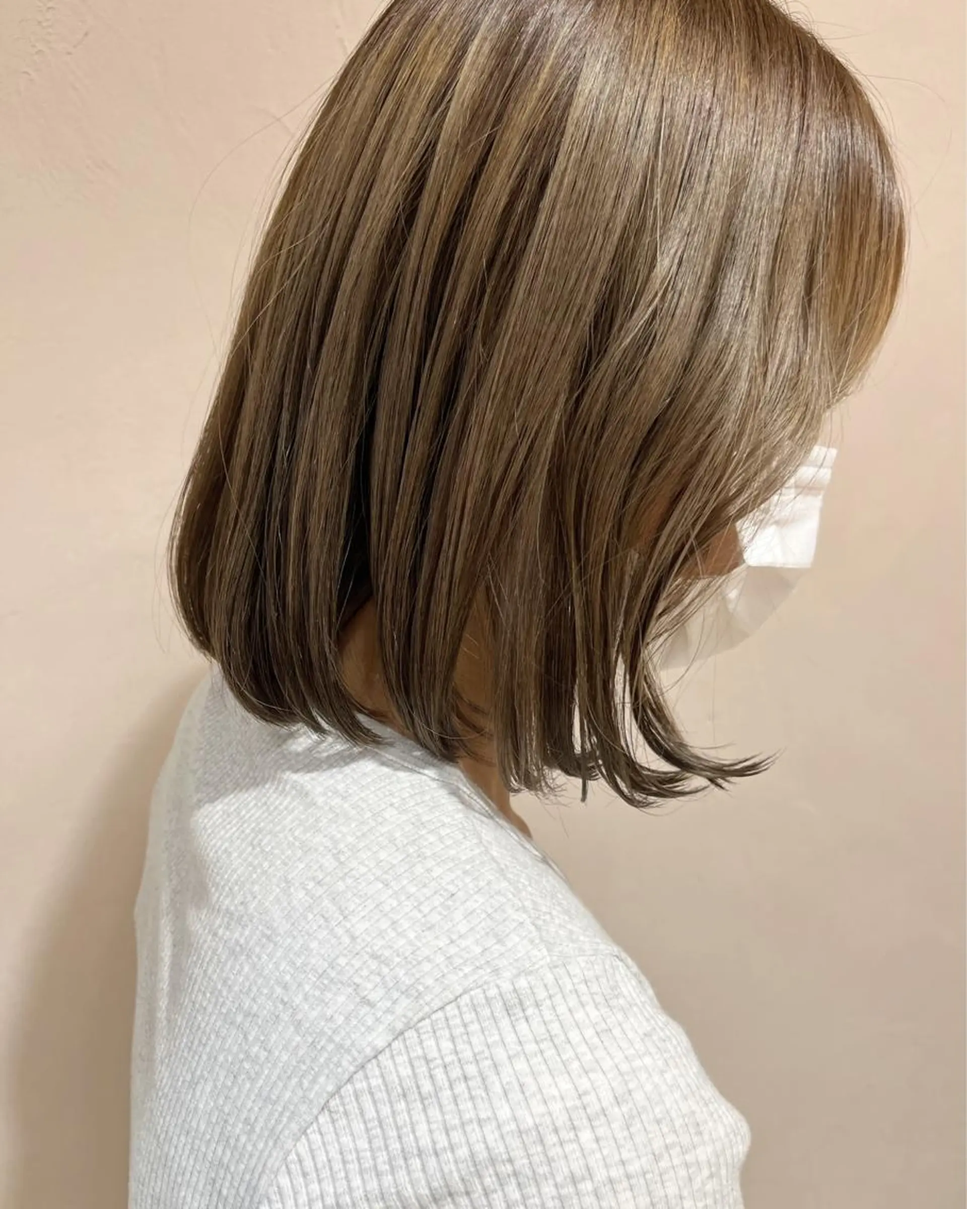 カラー ベージュカラー 高石 未唯のヘアスタイル