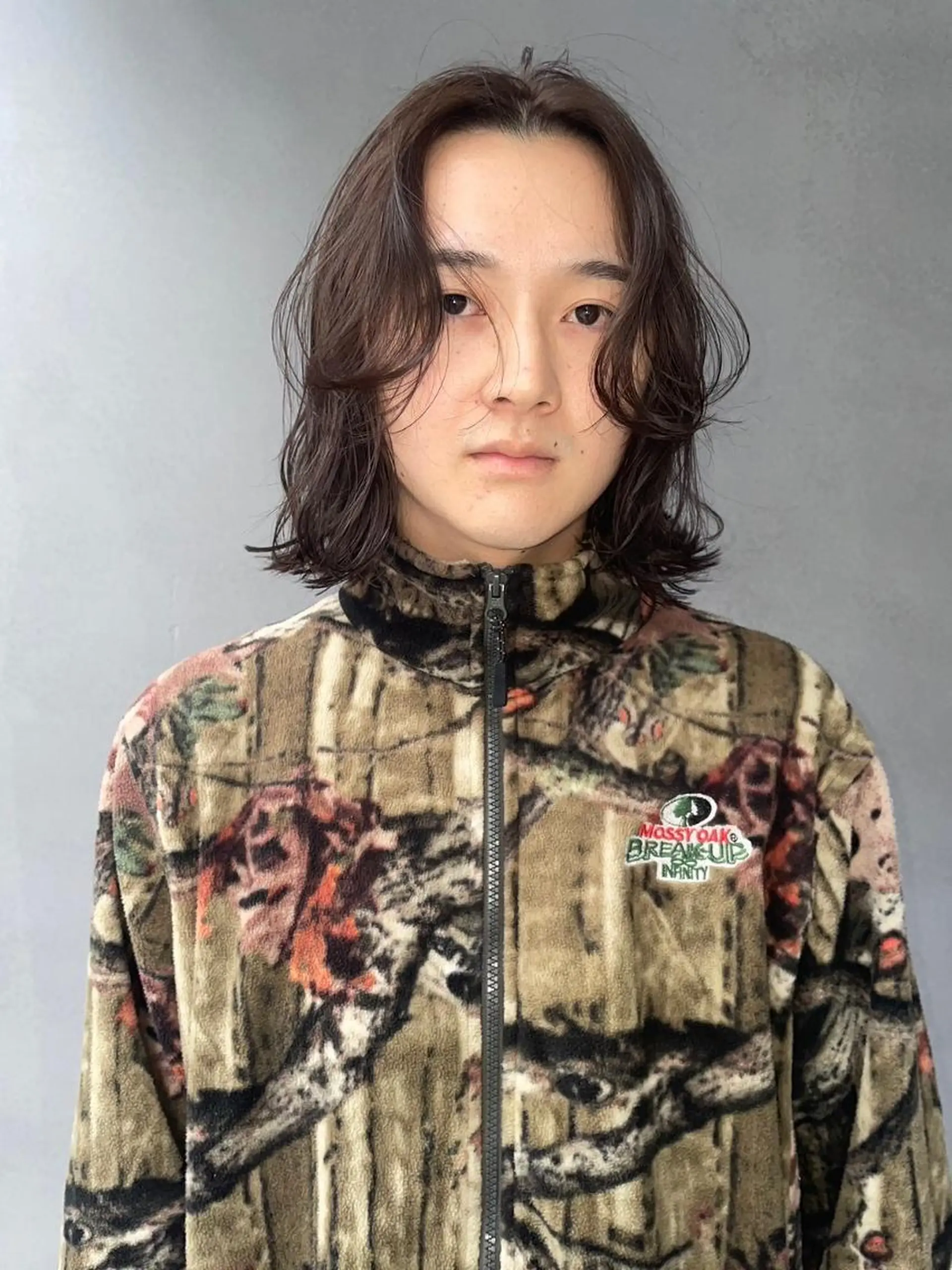 ショート カラー パーマ アッシュ バレイヤージュ ベージュカラー ブリーチ ブラウンカラー カット トリートメント CEINE loqのヘアスタイル