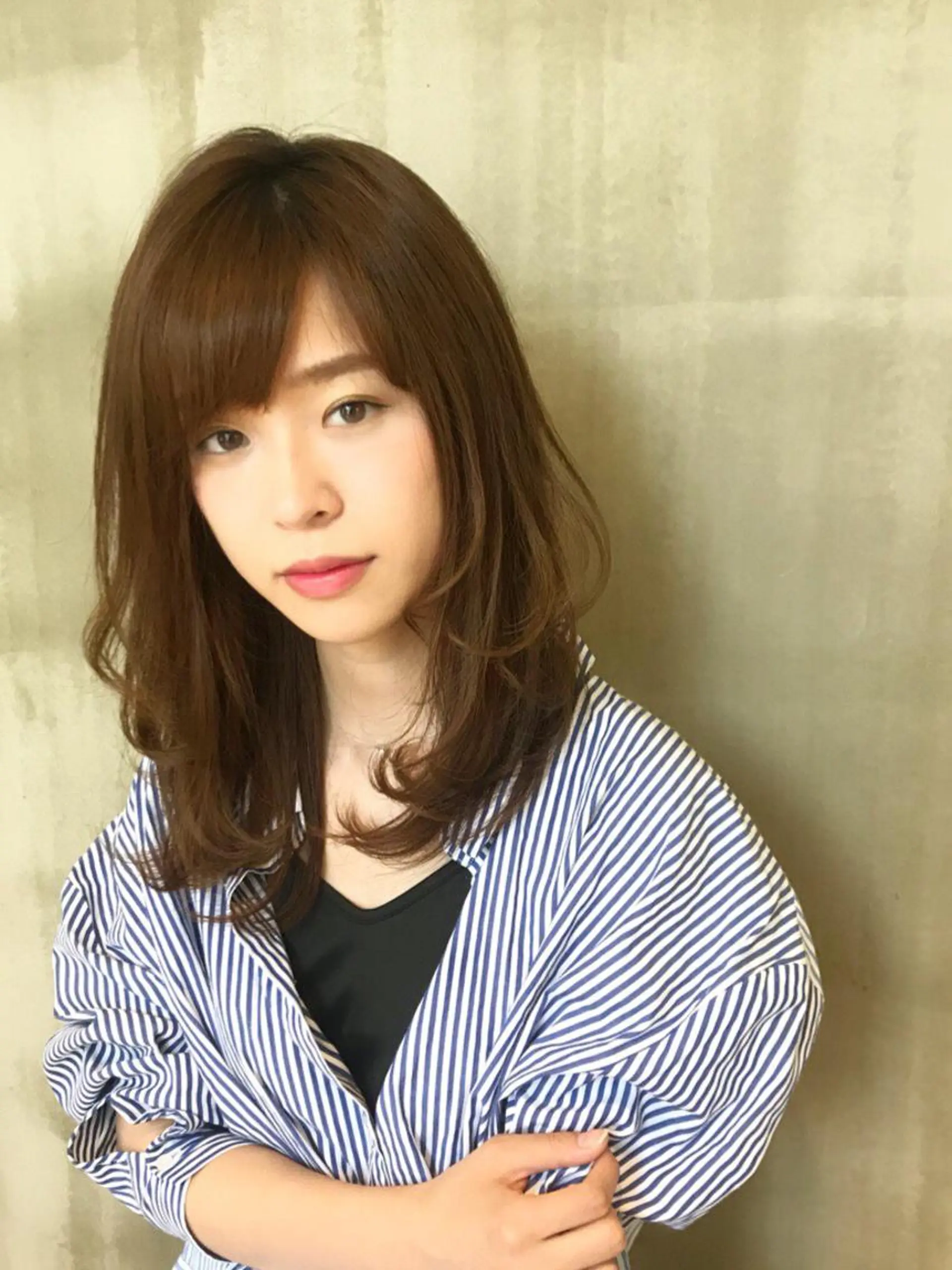 ミディアム カラー 透明感カラー イルミナカラー maison devote所属・当日OK◎艶カラー /木下ゆりえ🌸のヘアスタイル