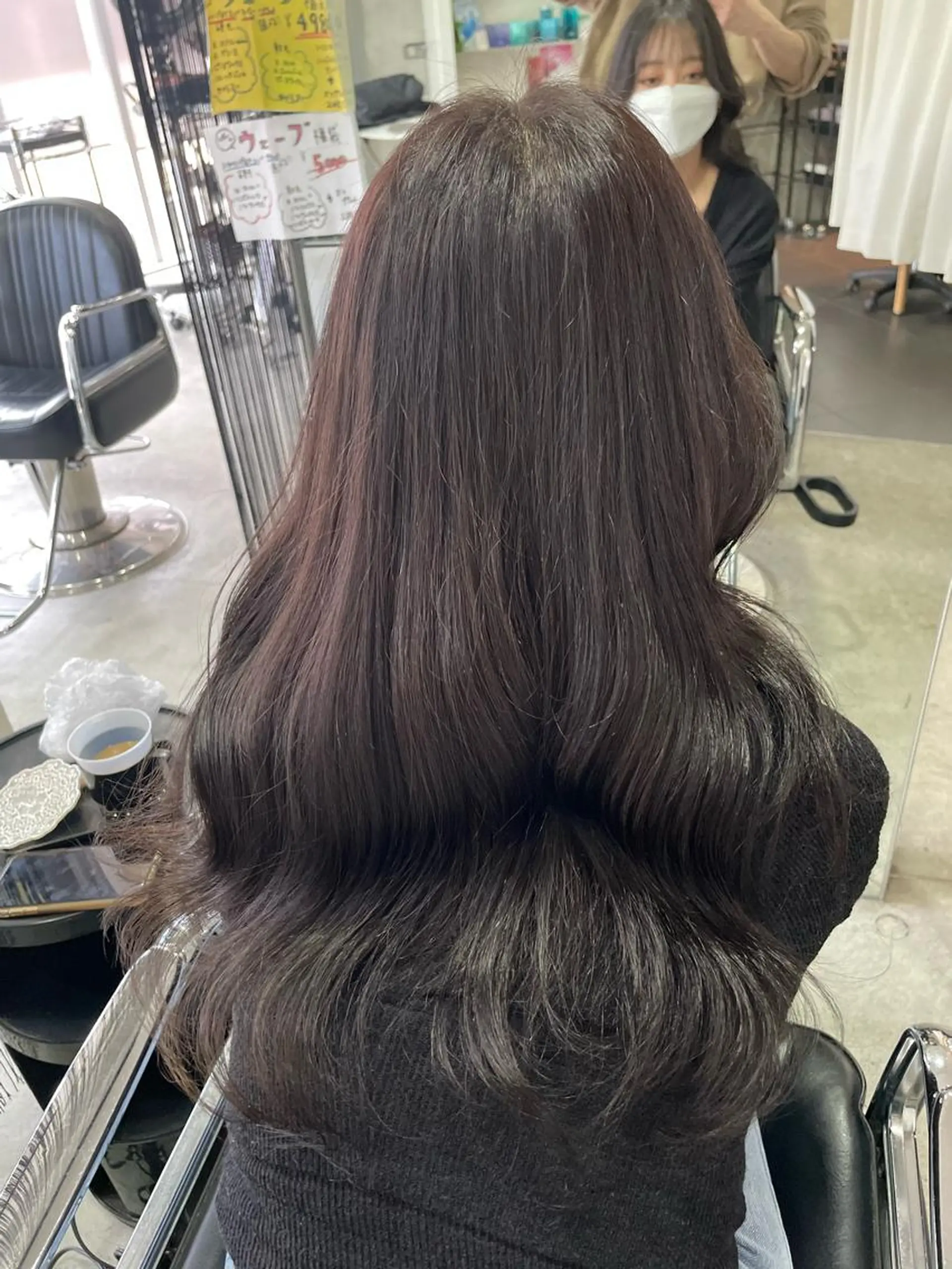 ロング カット ヘアカラー トリートメント 韓国ヘア🤍 慎之介のヘアスタイル