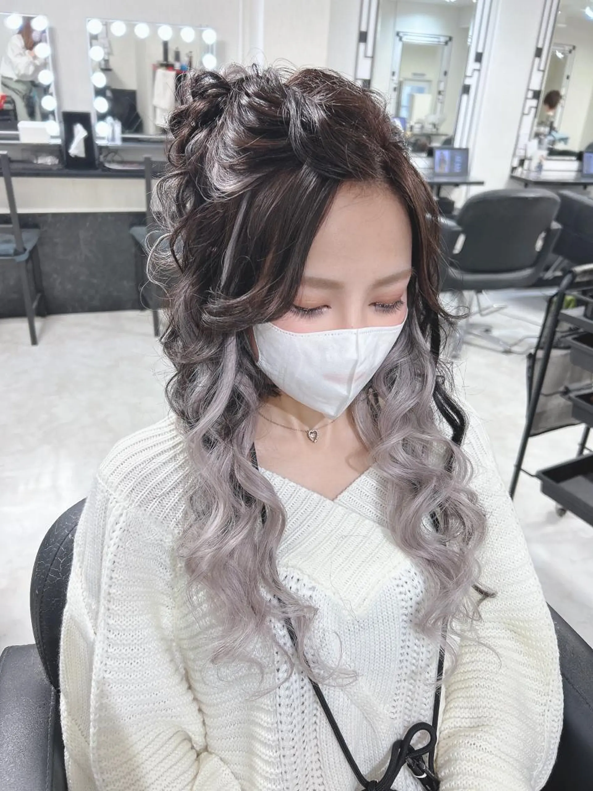 ロング ベルグロー所属・ベルグローヘアセット 🤍まりこのヘアスタイル