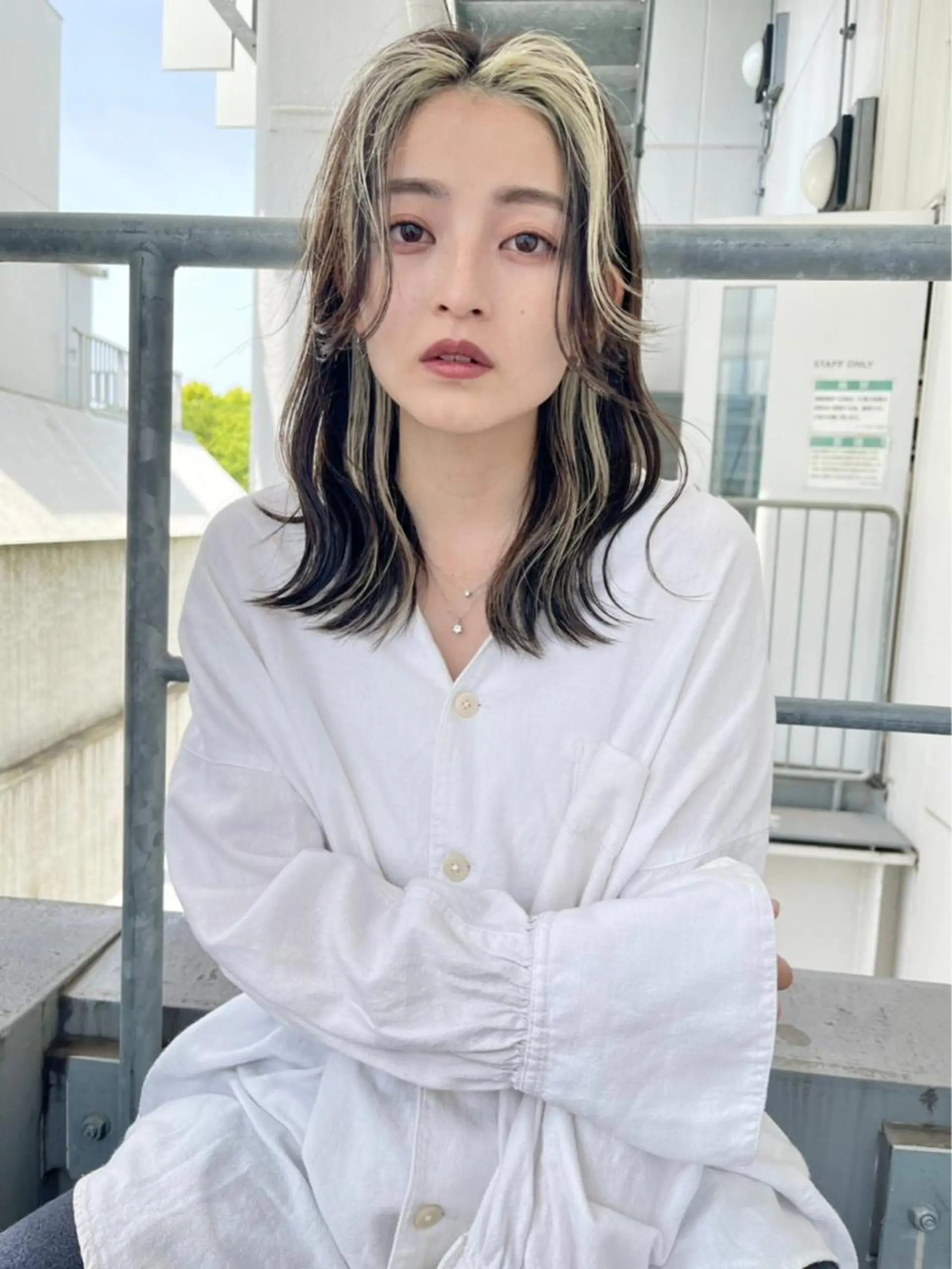 セミロング カラー 🎨絶対に褒められる "店長"鈴木貴彦🎨のヘアスタイル