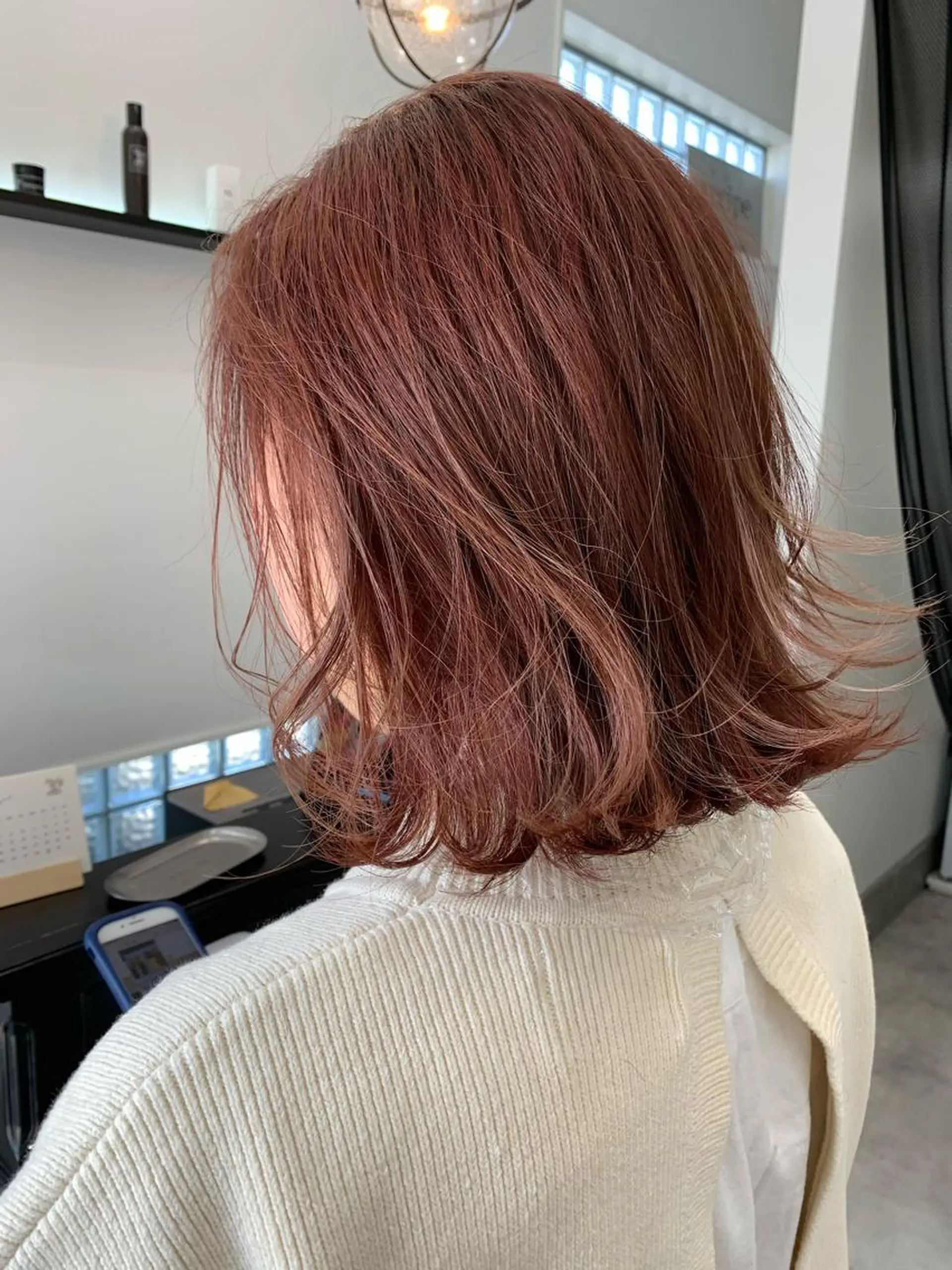 ミディアム カラー カット ヘアカラー トリートメント ヘアセット 中村 優太のヘアスタイル