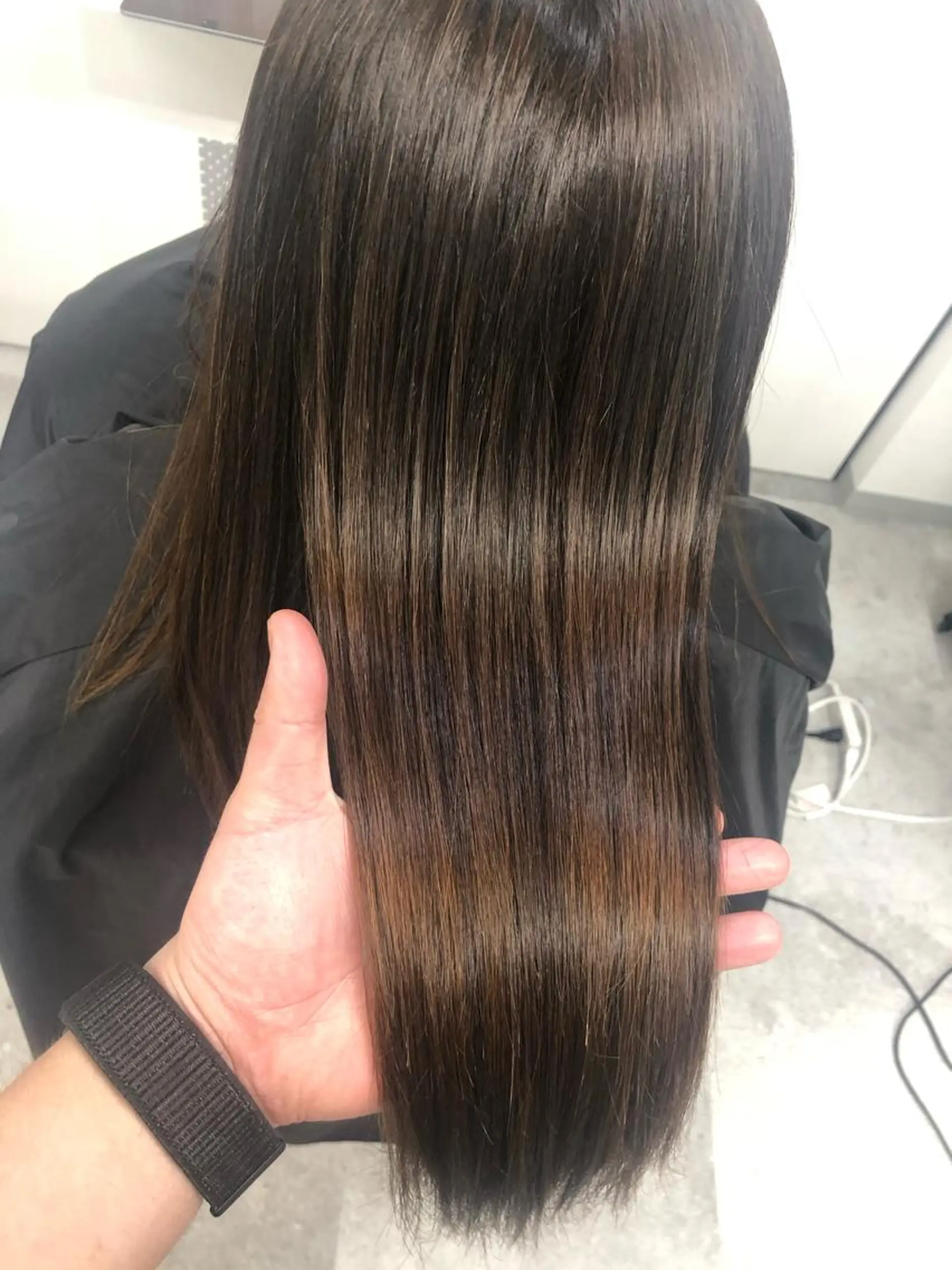 ロング 縮毛矯正 美髪の錬金術師 チダ ヨシヒロのヘアスタイル