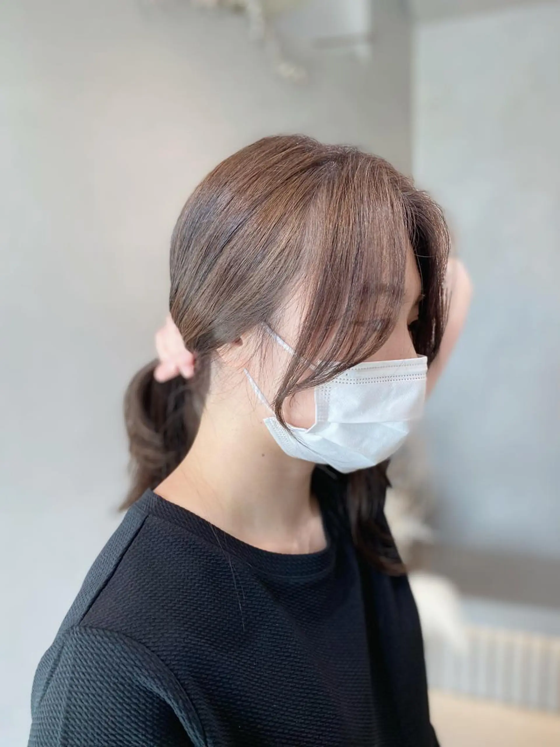 セミロング 岐阜1番韓国ヘア/ 星羅/23°のヘアスタイル