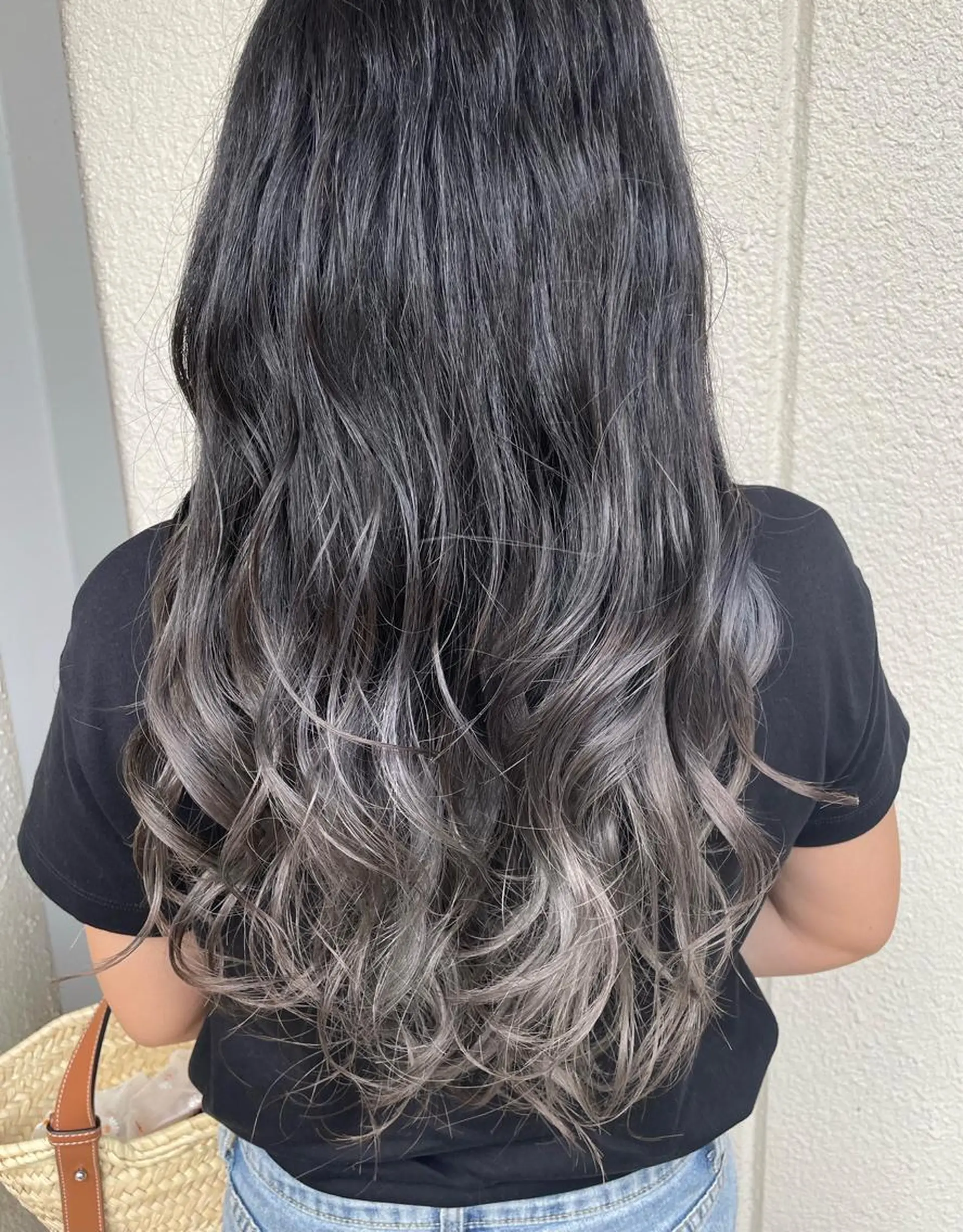 セミロング カラー ブリーチ ケアブリーチ ダブルカラー グラデーションカラー グレージュ インナーカラー 推し ブリーチ  髪質改善のヘアスタイル