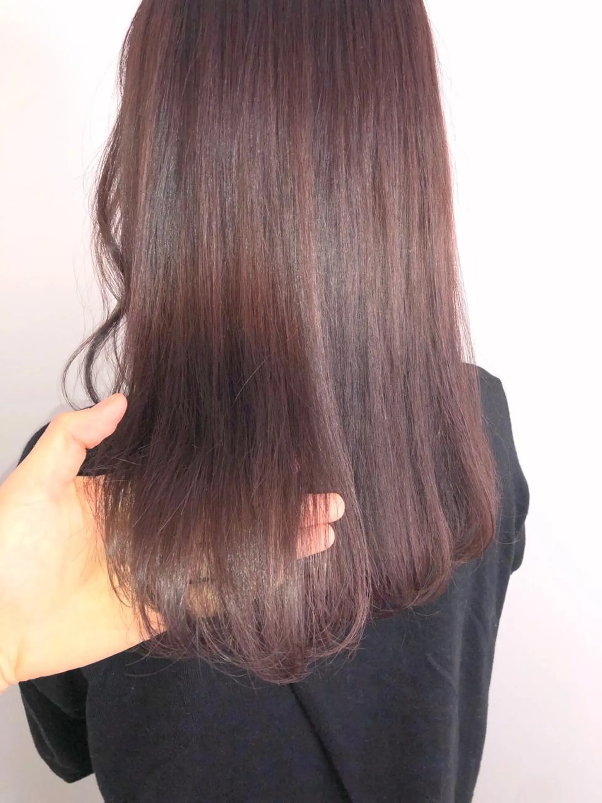 セミロング カラー アッシュ ピンクカラー ピンクアッシュ ヘアカラー トリートメント ☕️ベージュカラー 内藤光哉☕️のヘアスタイル