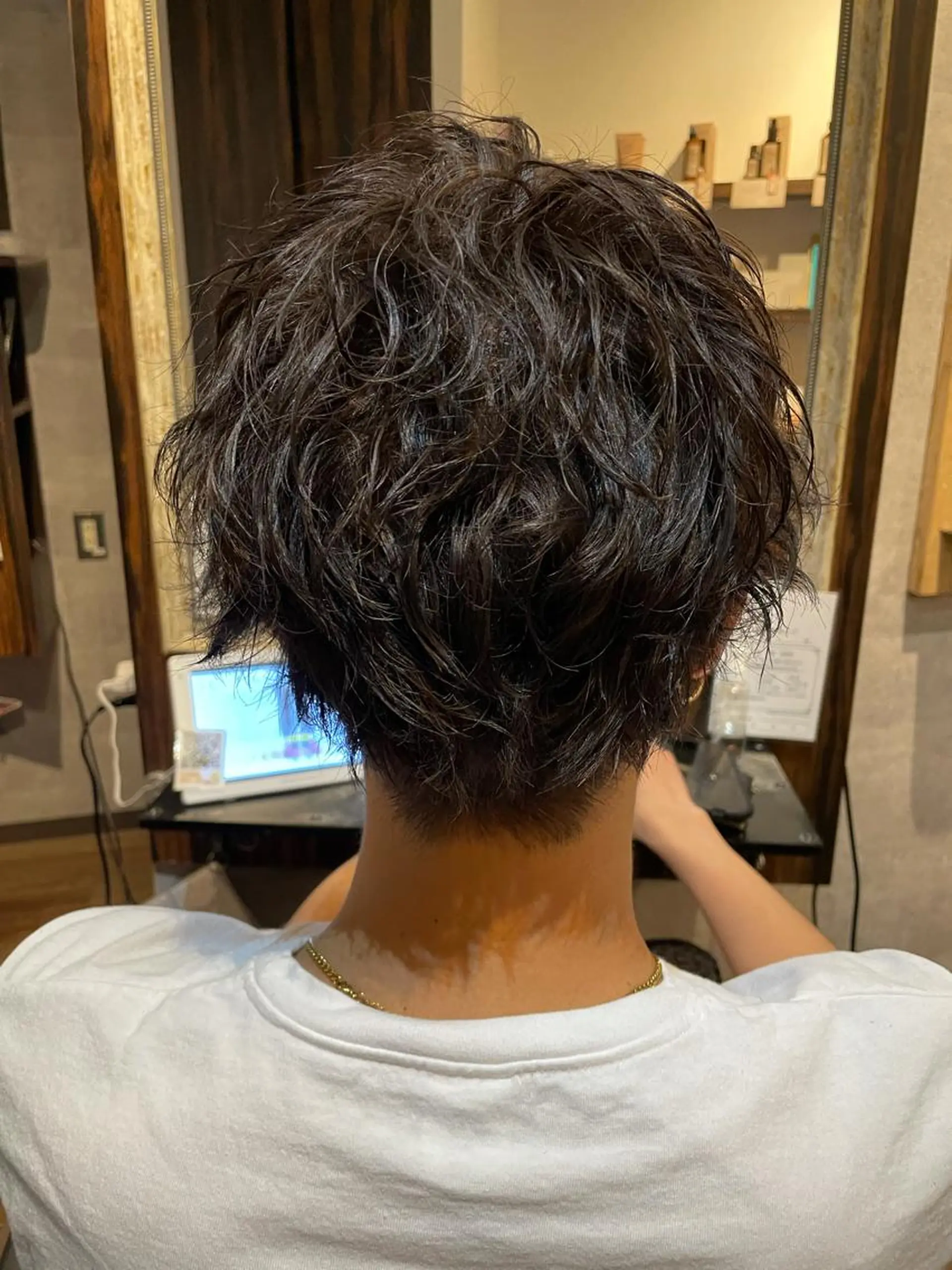 パーマ メンズ 木下 龍斗のヘアスタイル