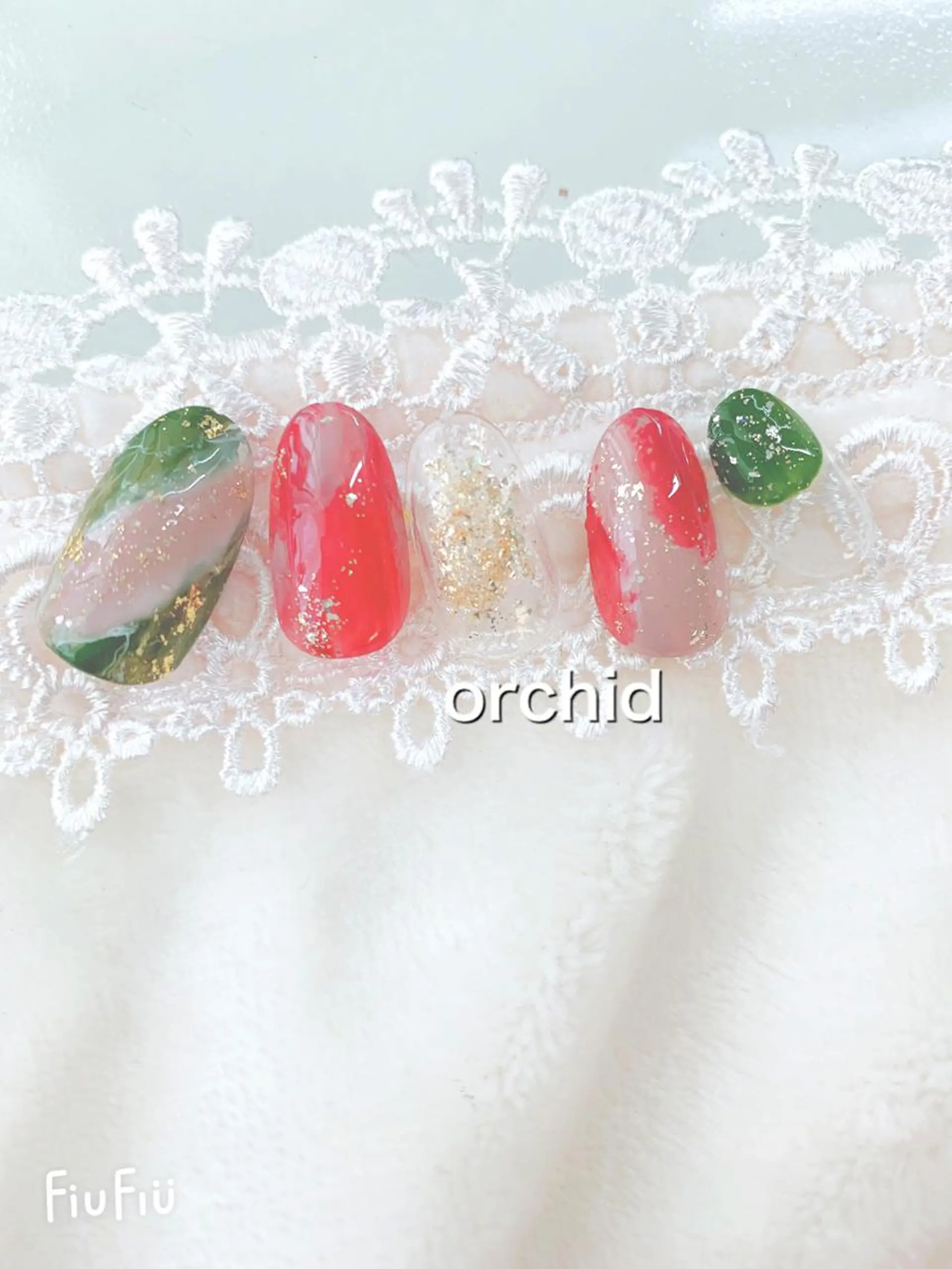 ネイル orchid ♡オーキッドのネイルデザイン