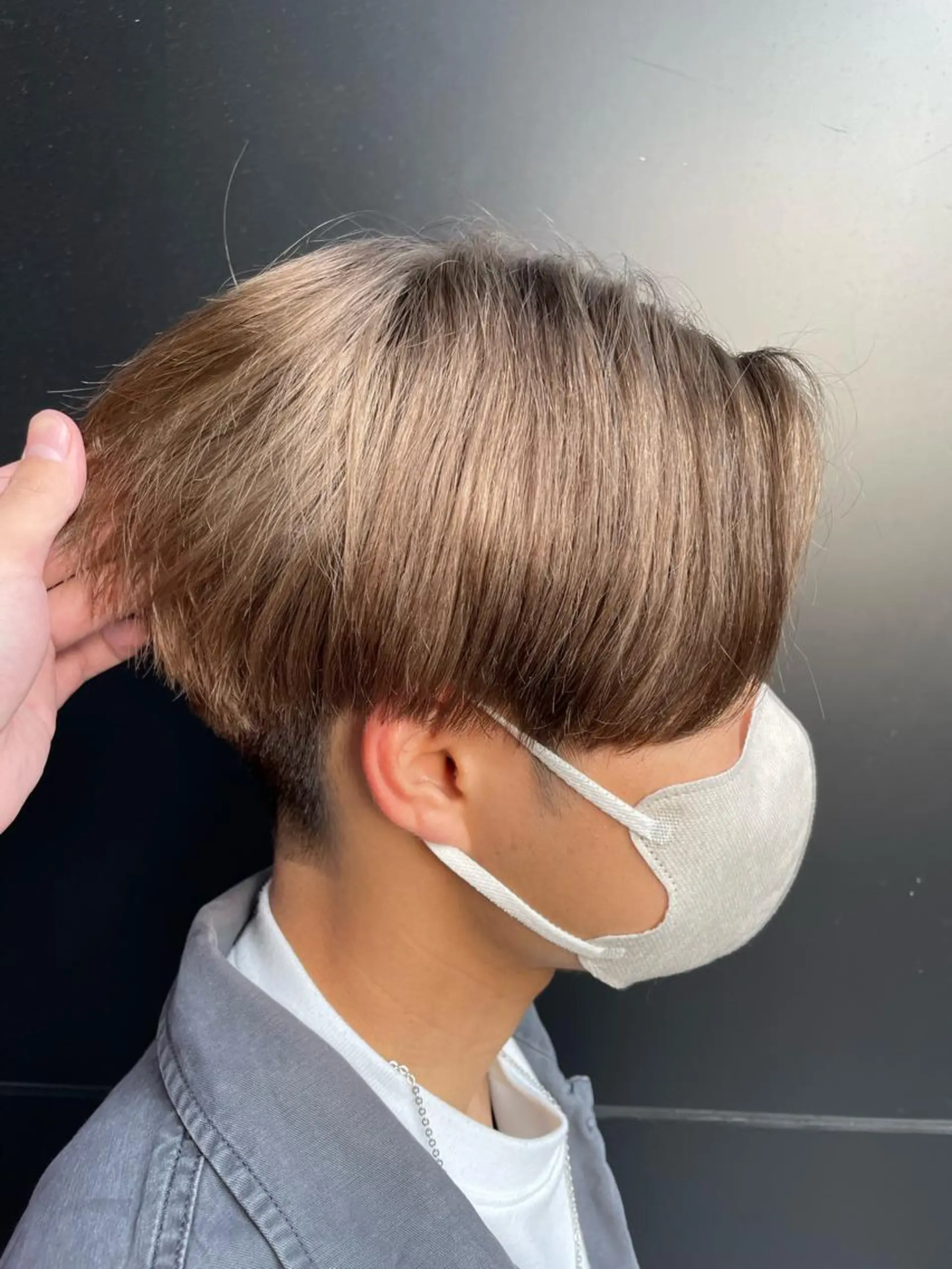 ミディアム カラー メンズ カット ヘアカラー トリートメント 【柏メンズパーマ職人 】店長　KAZUMAのヘアスタイル