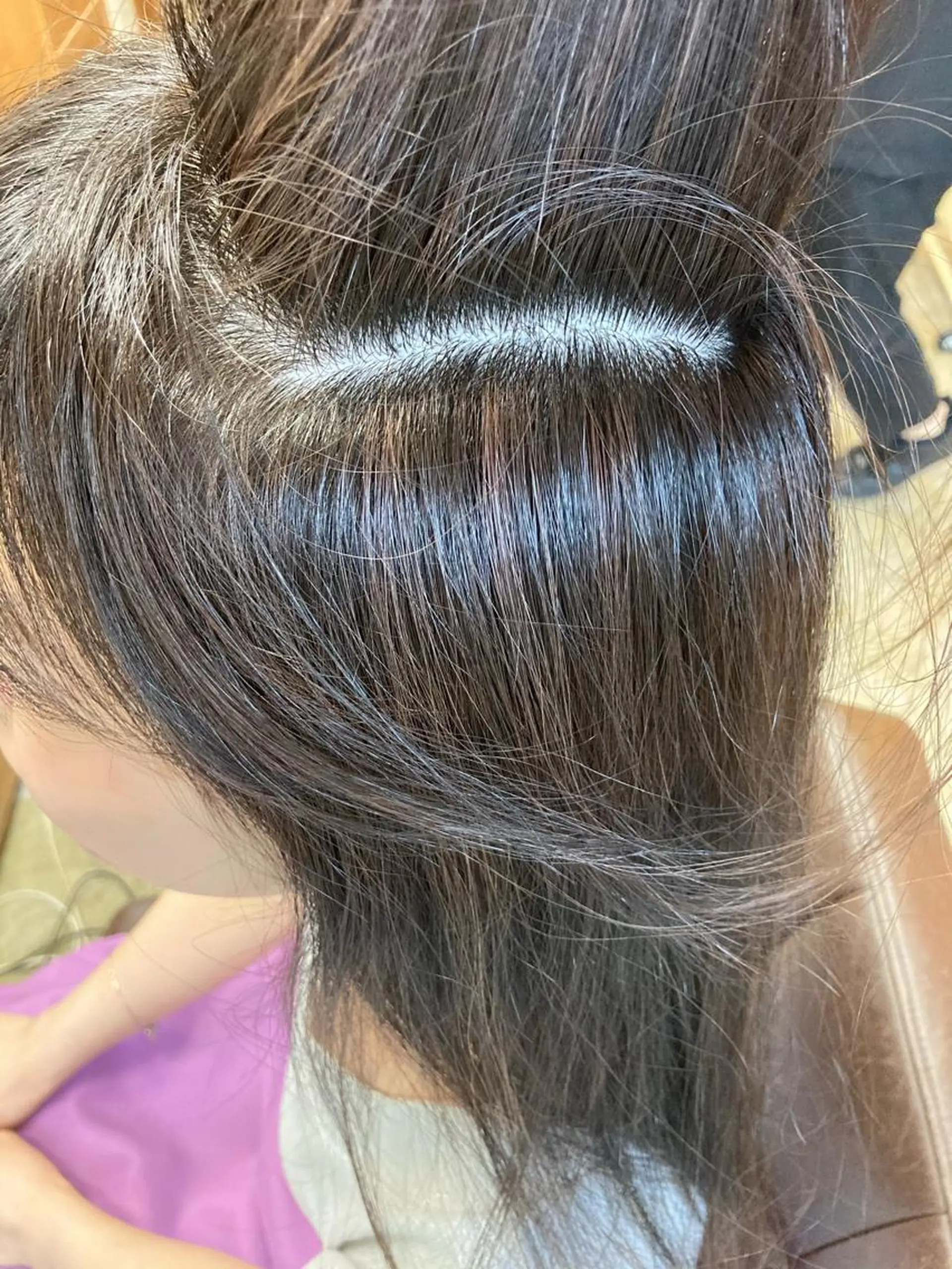 セミロング 【白髪ぼかし】 愛甲竜佑のヘアスタイル