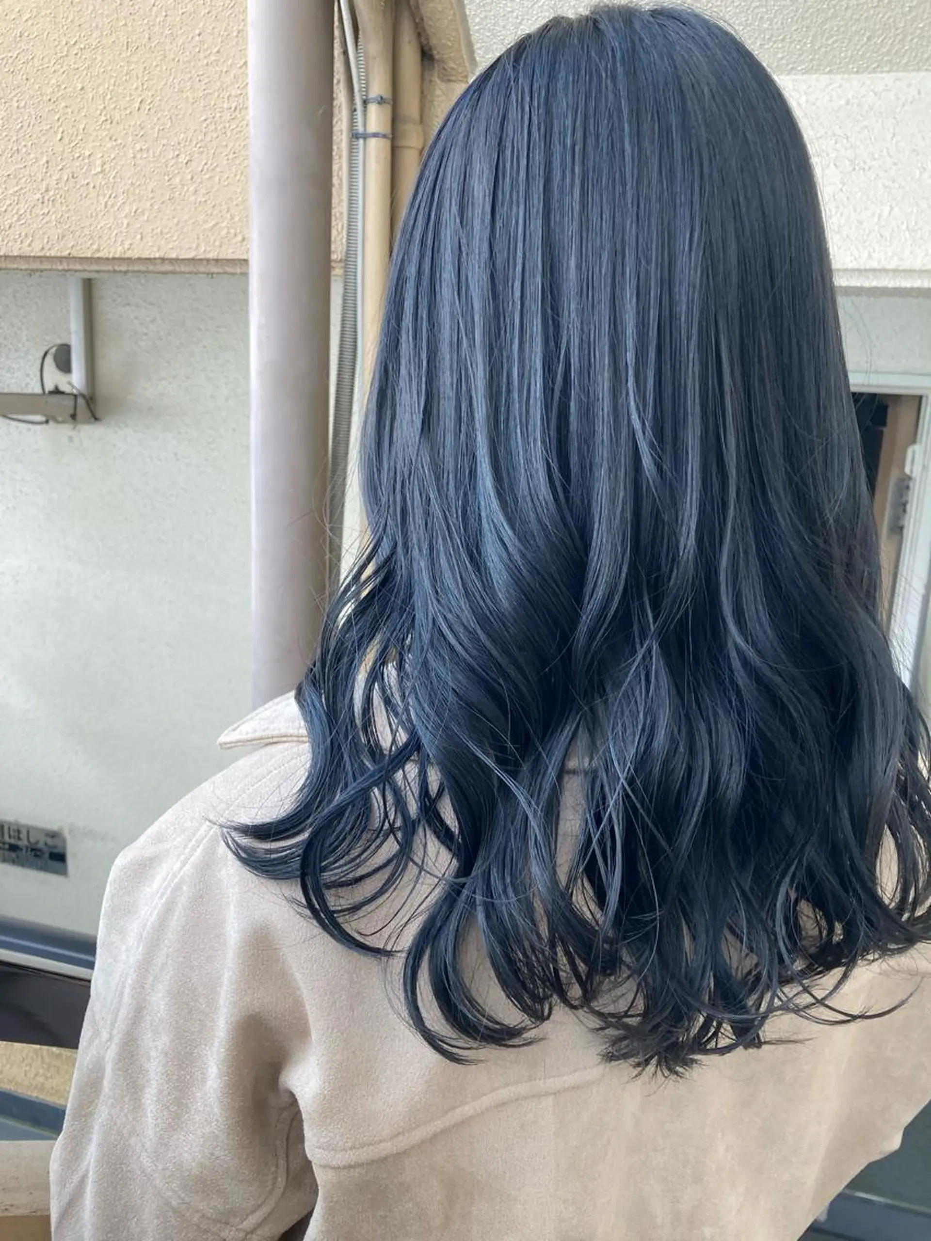 ロング カラー ブルーカラー 🌸髪質改善特化🌸 店長　ゆうやのヘアスタイル