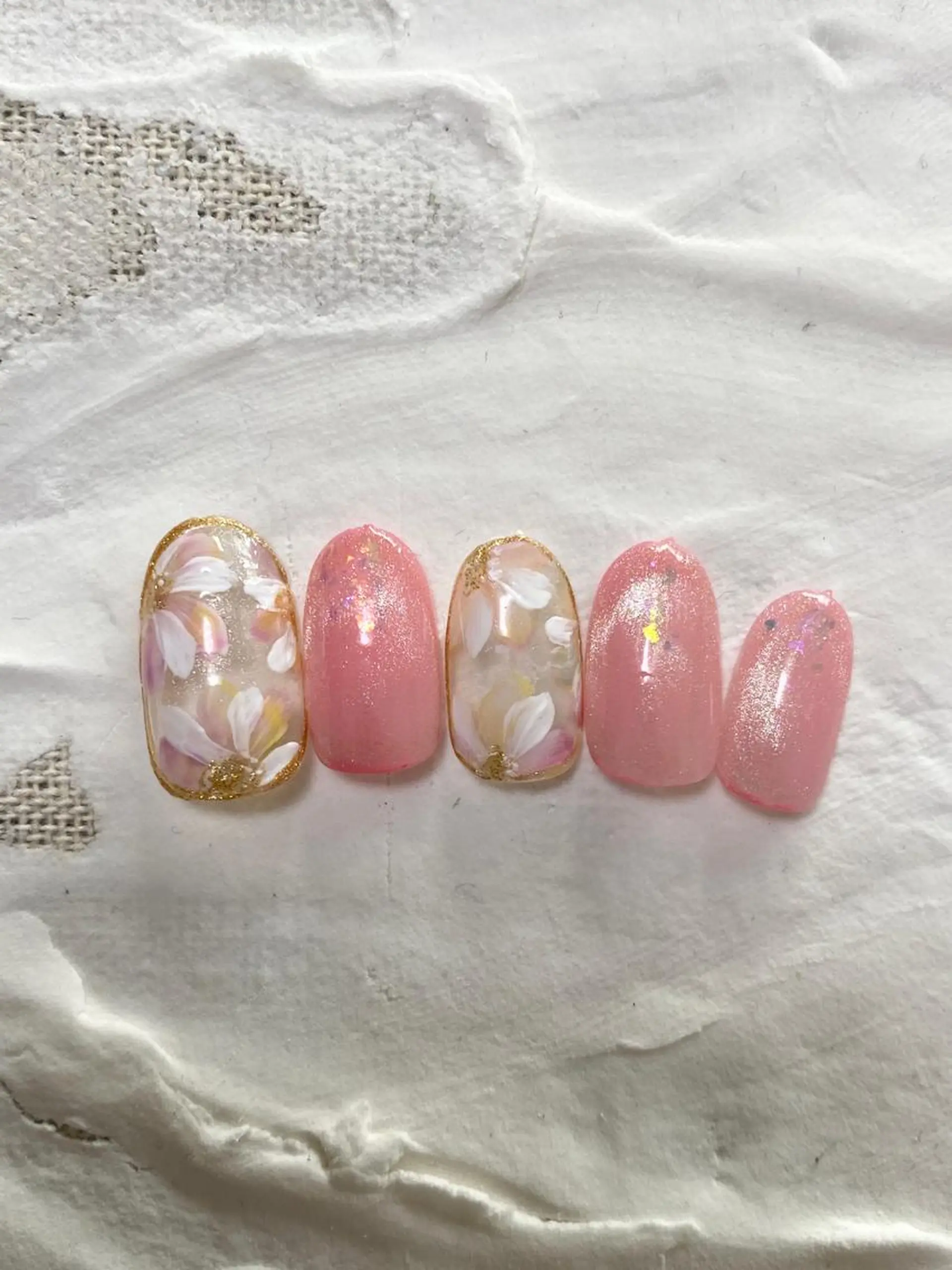 ネイル マグネットネイル ハンドネイル mellow mのネイルデザイン