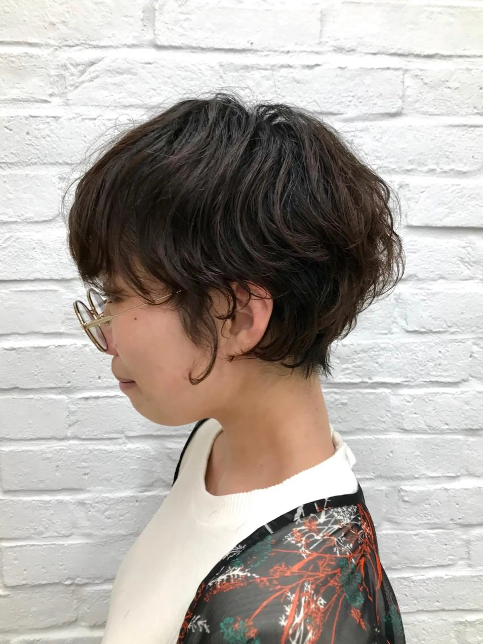 ショート カラー パーマ ショートヘア相談所✨ 澤里大のヘアスタイル