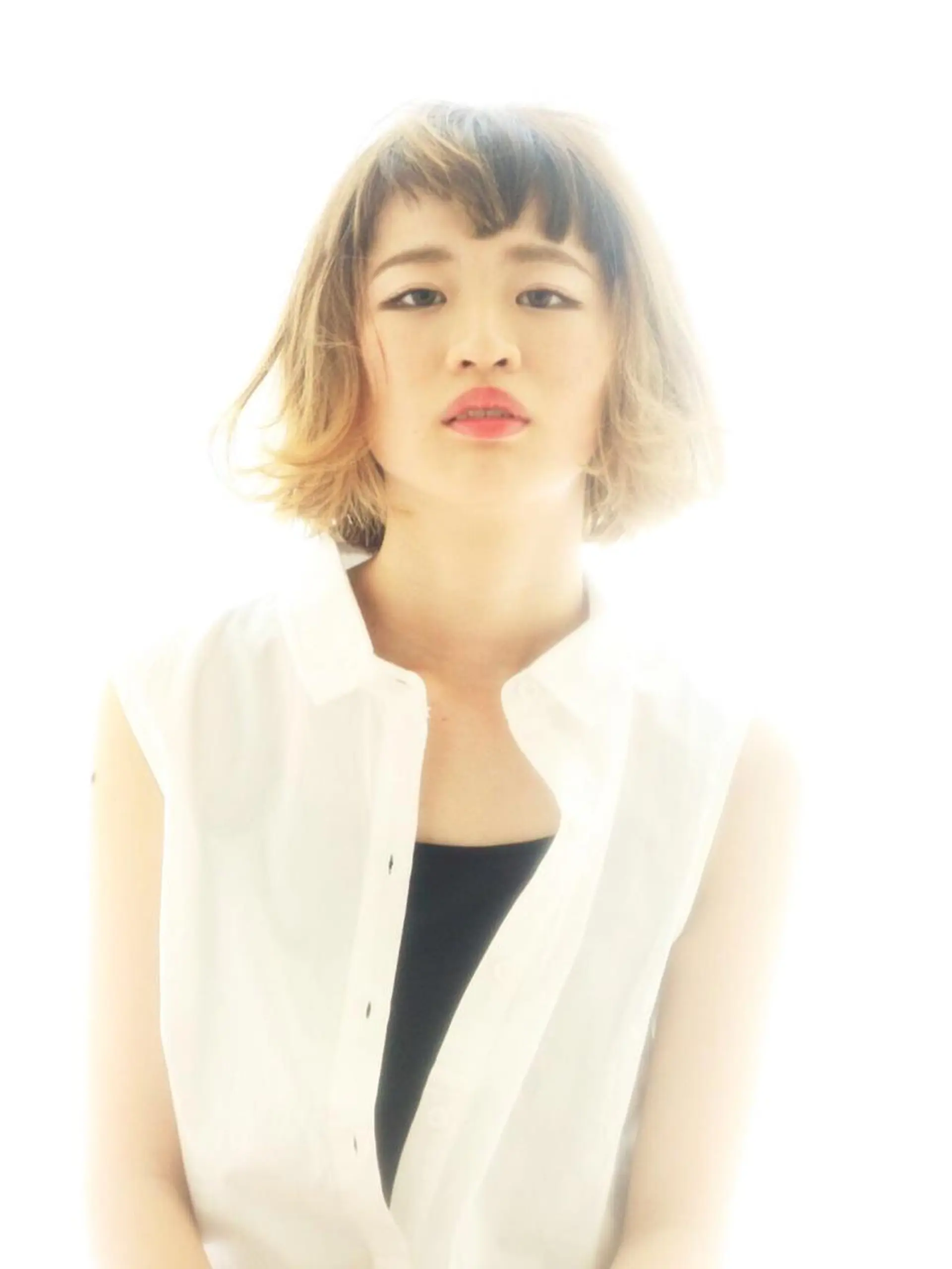 ミディアム 似合わせ艶髪カラー ❤️ハダユミのヘアスタイル