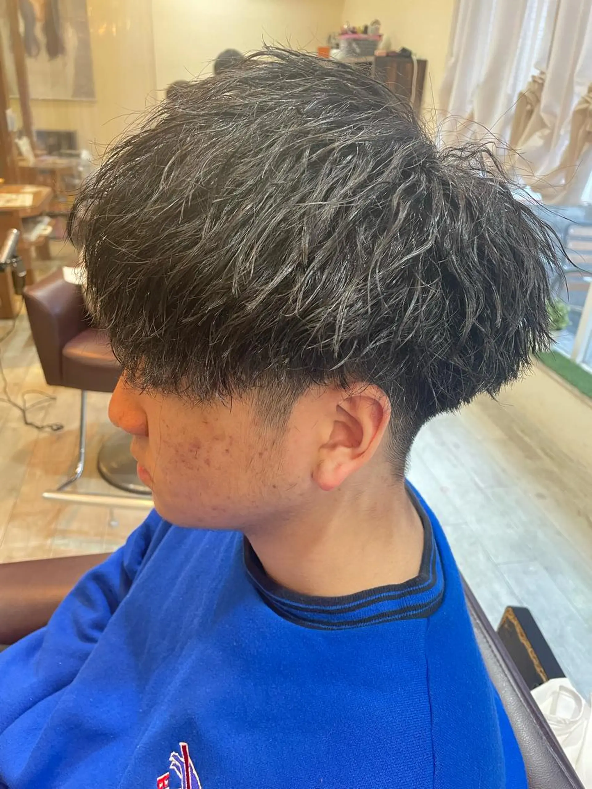 パーマ メンズ 仙台/メンズ/ フェザー/リョウのヘアスタイル