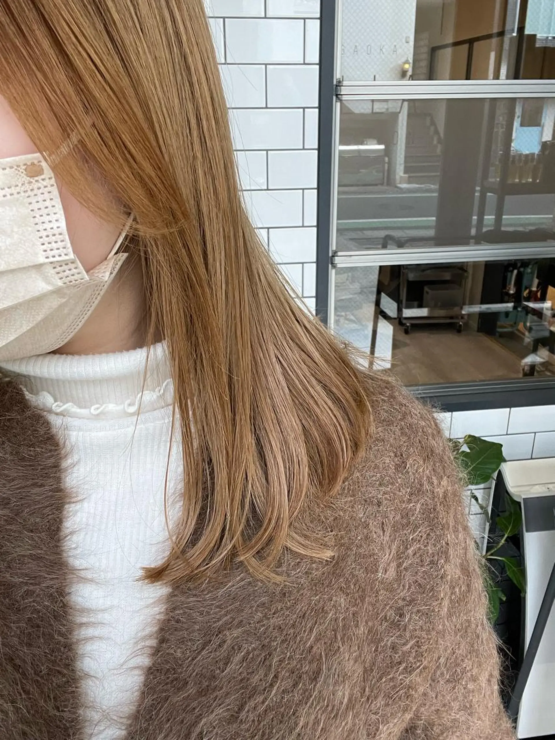 ロング カラー ヘアアレンジ ハイトーンカラー トリートメント 高井瑠華🌼 ストカールカット特化のヘアスタイル