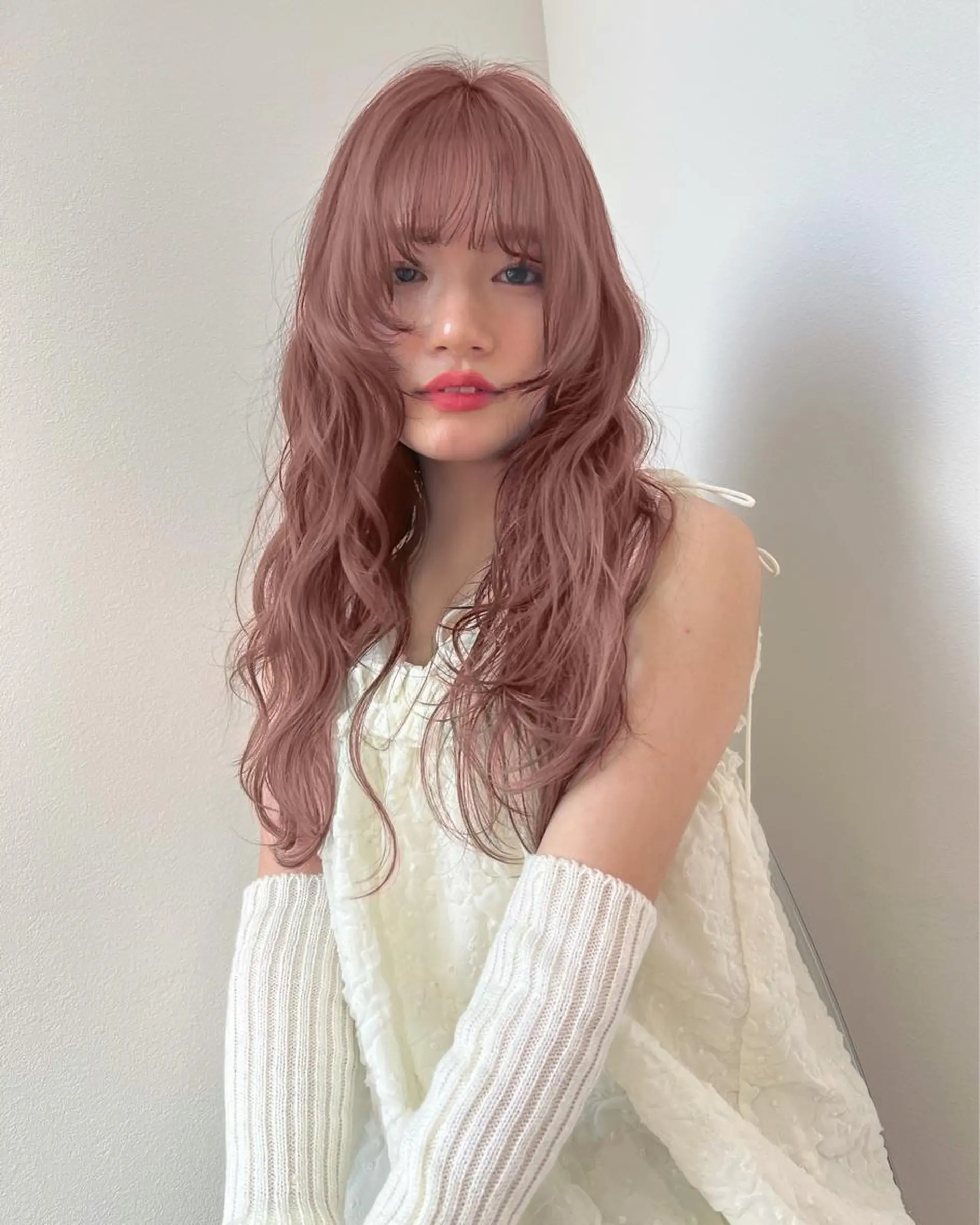 ロング ナナ♡レイヤーカット ♡似合わせカラーのヘアスタイル