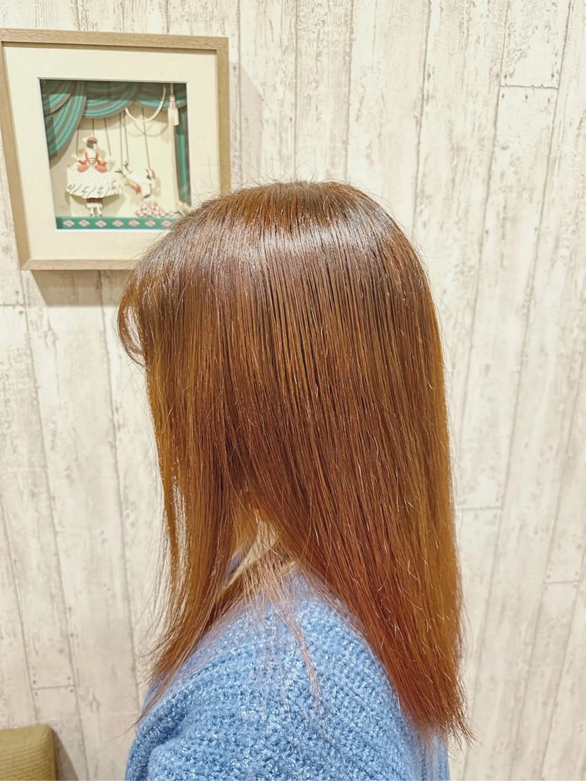 ロング ヘアカラー 髪質改善 すずきひじりのヘアスタイル