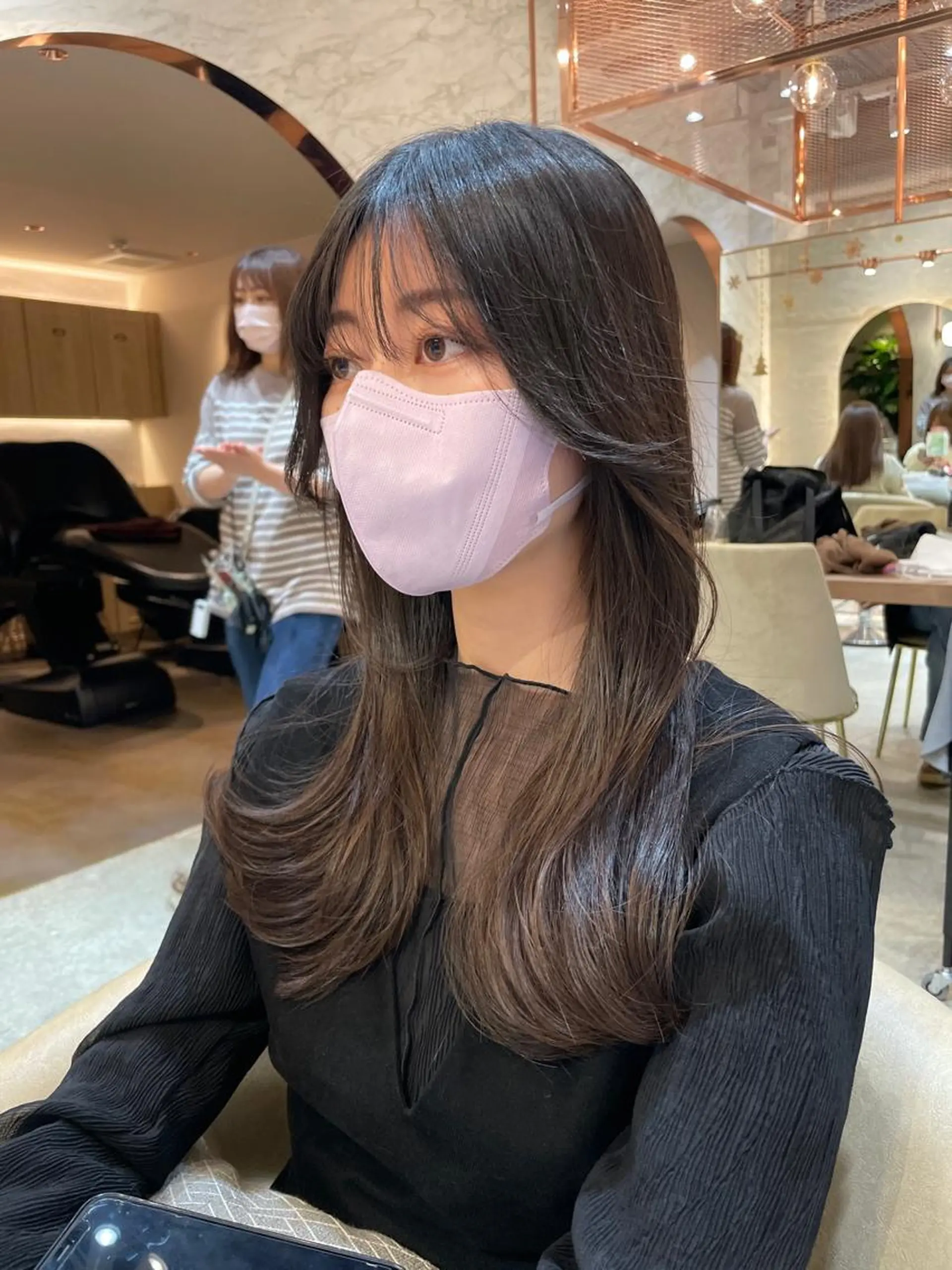 ロング レイヤー/韓国ヘア 縮毛矯正🫧鈴木颯のヘアスタイル