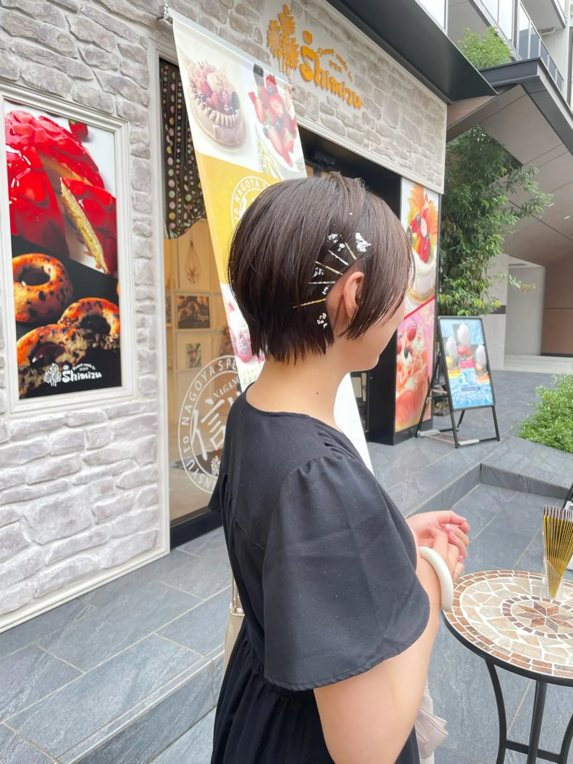 ショート ヘアアレンジ ショートヘア ヘアセット 久保田 千尋のヘアスタイル