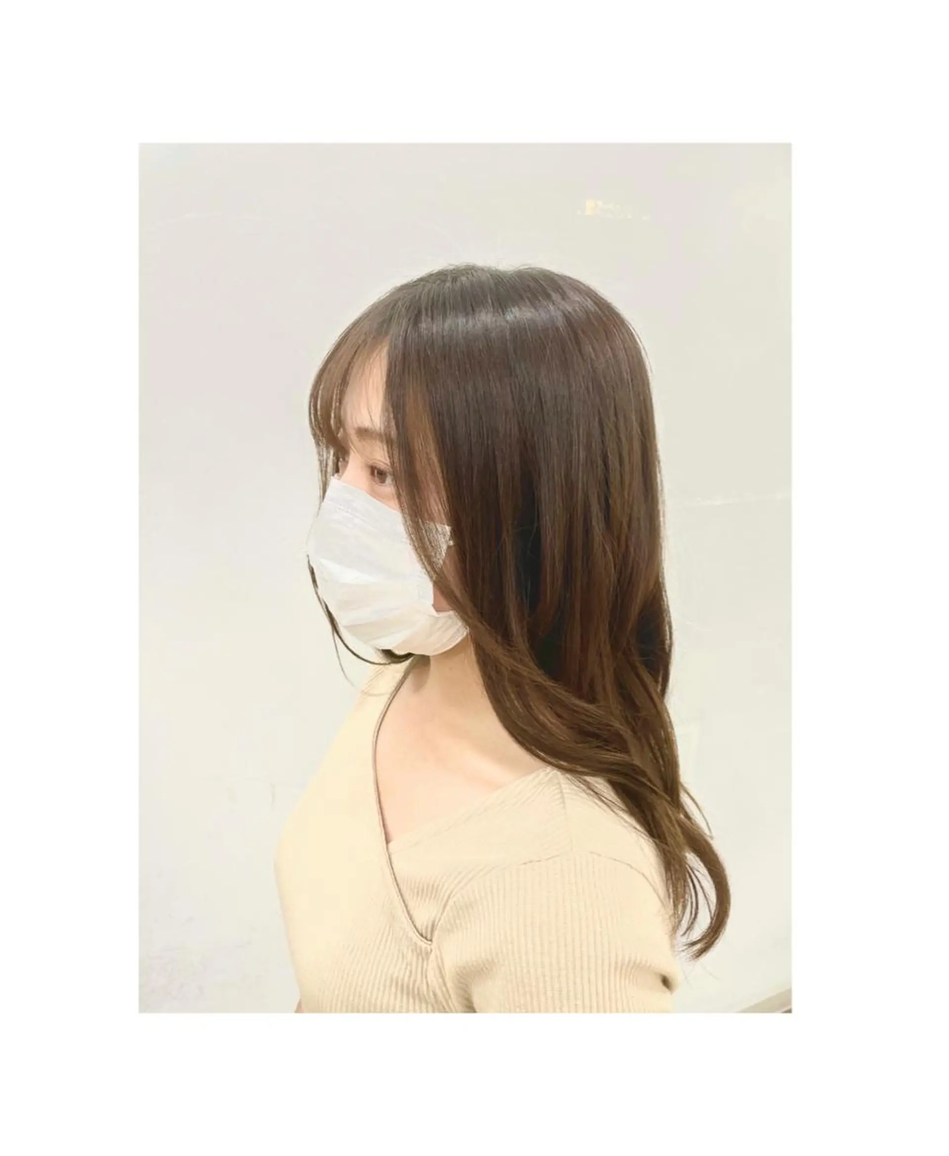 ロング やました りなのヘアスタイル